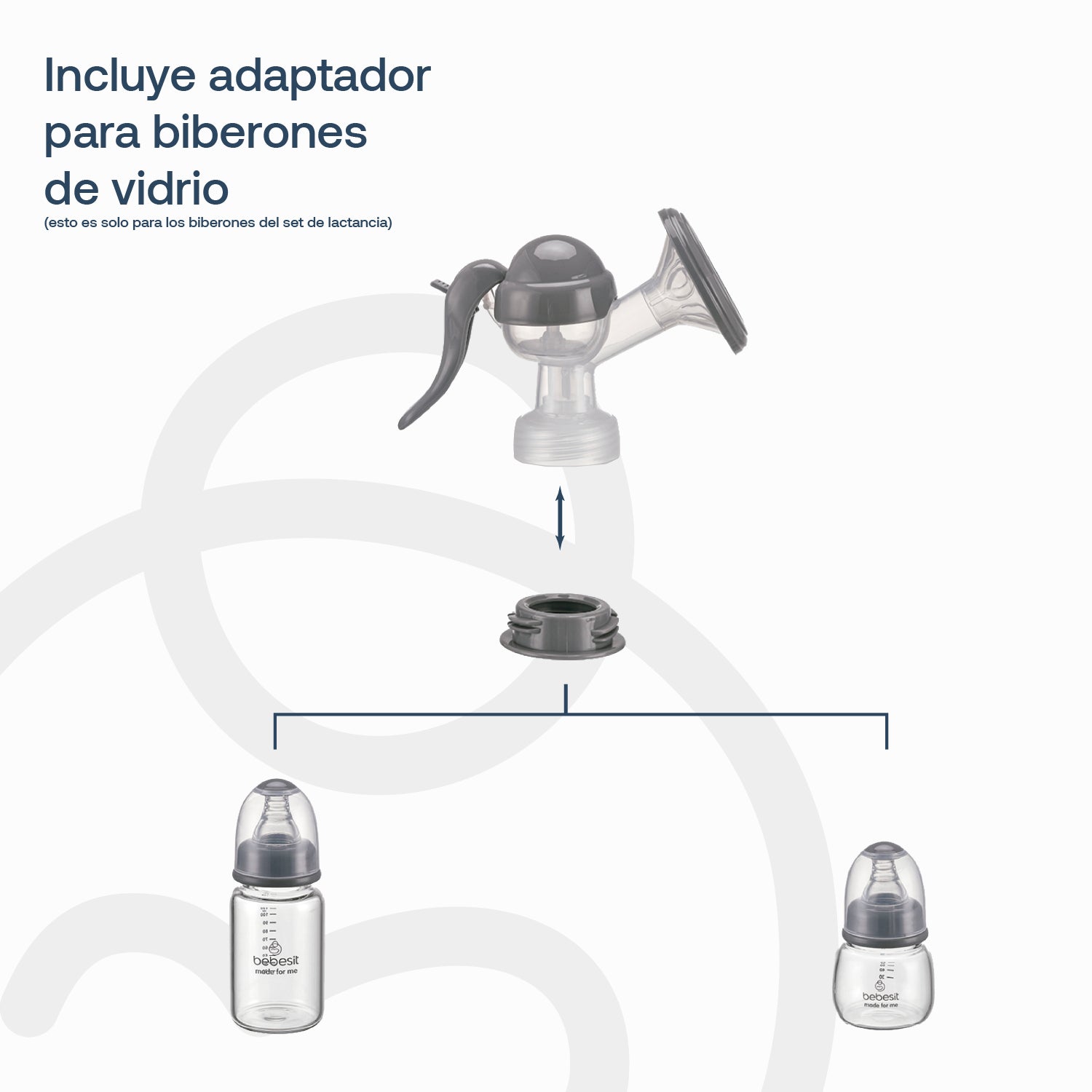 Set de Lactancia 6 en 1 Mamaderas y Accesorios Bebesit