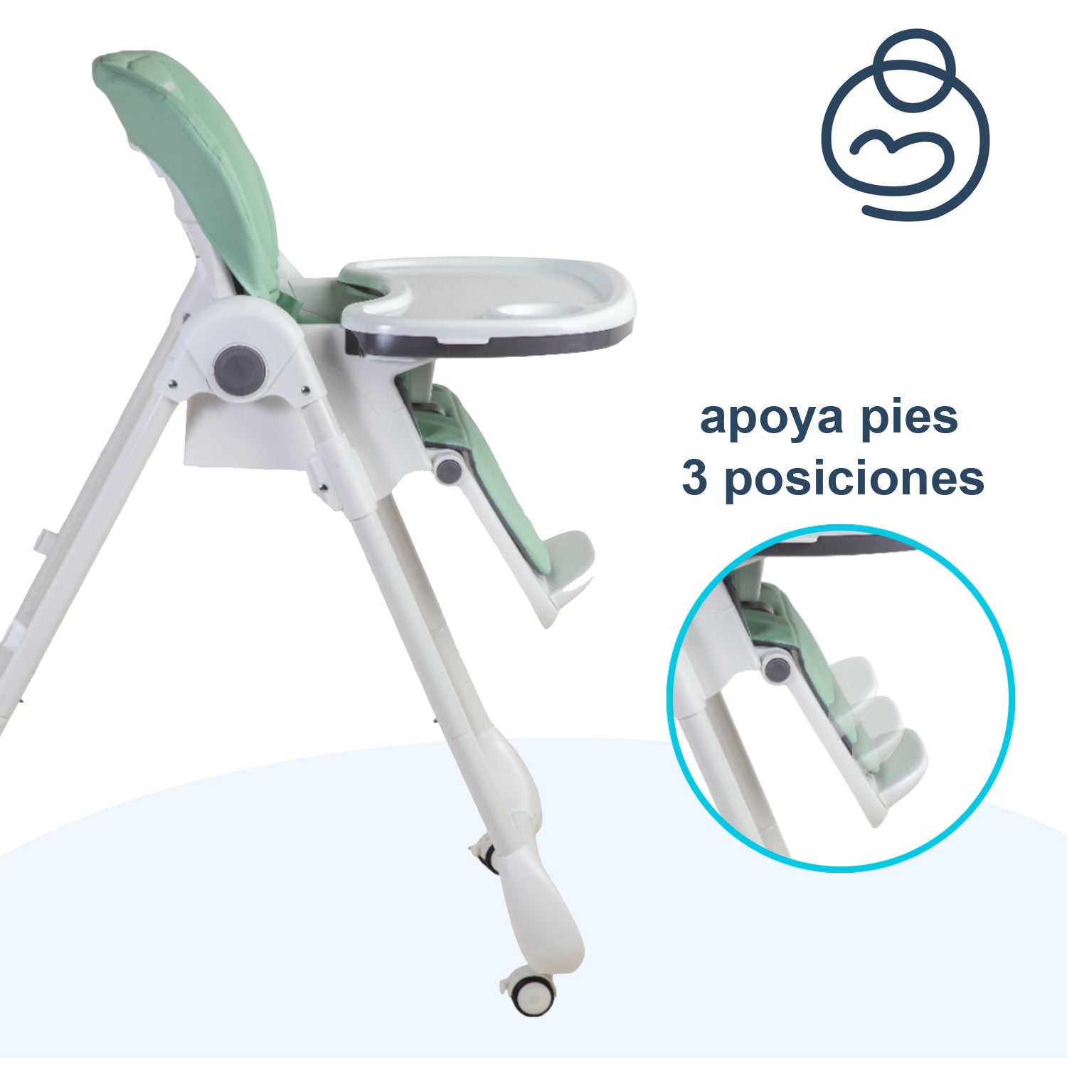 Silla de Comer EasyFeed Verde