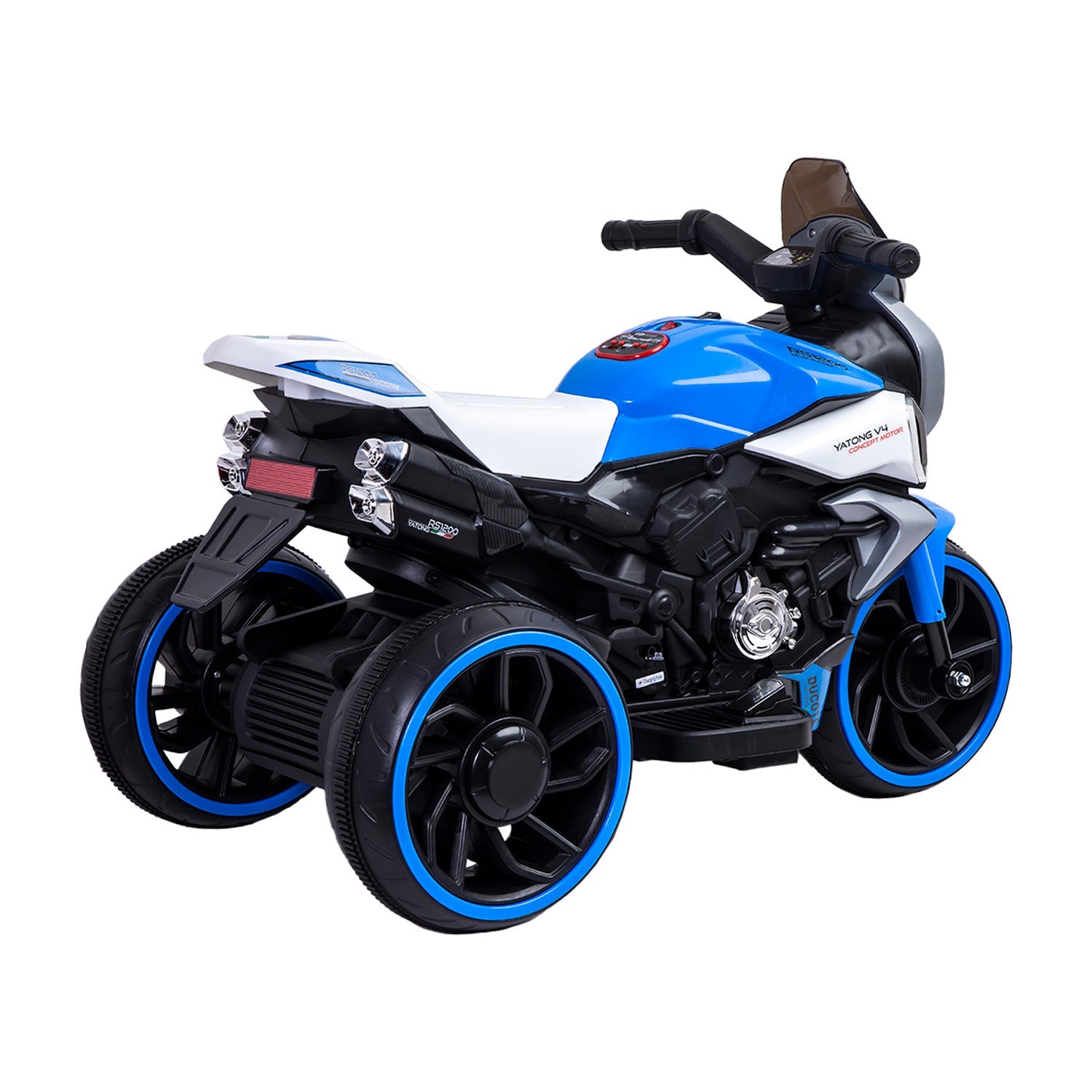 Moto 3 Ruedas Trimoto Bolt Azul Bebesit