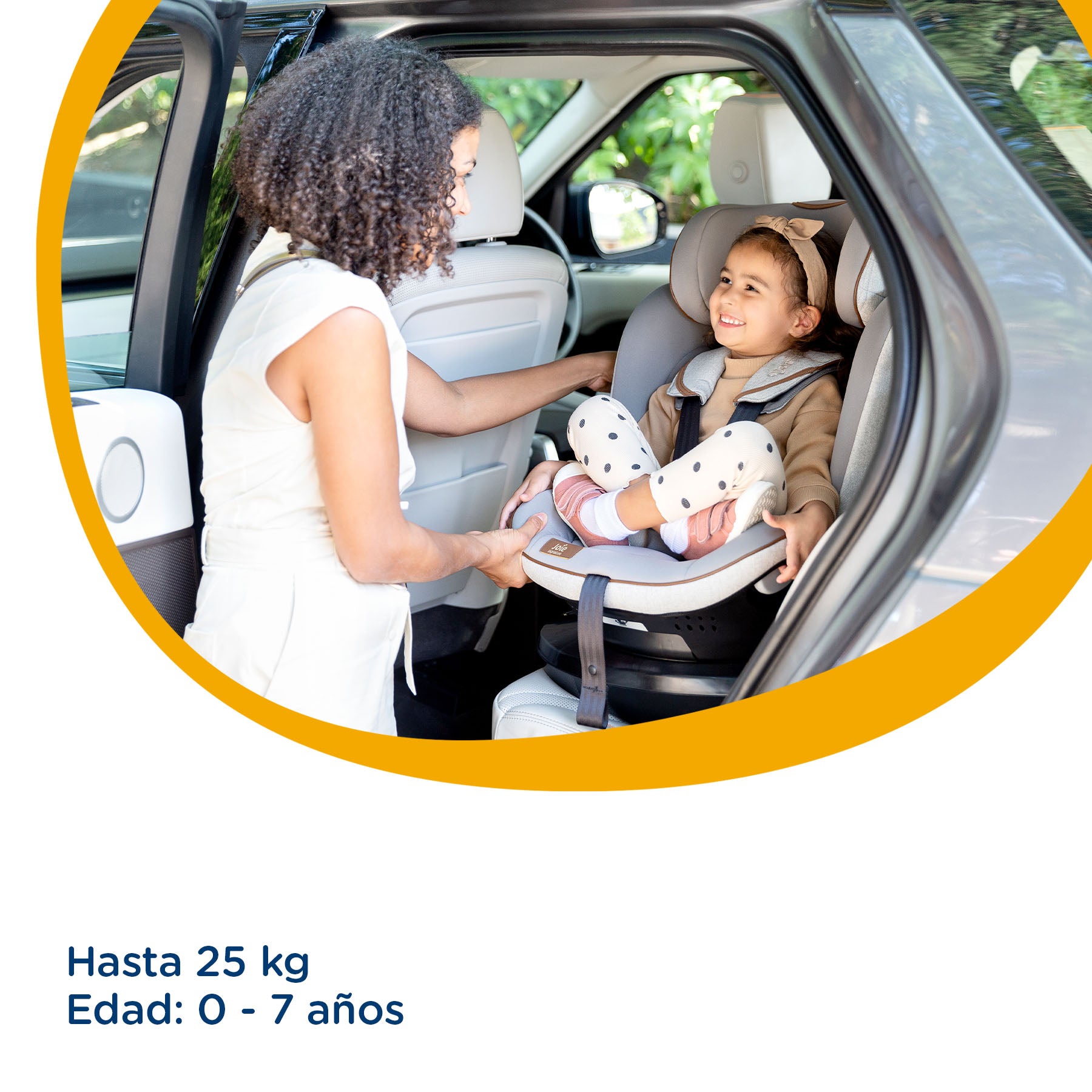 Silla de auto Convertible I-Spin Grow Oyster