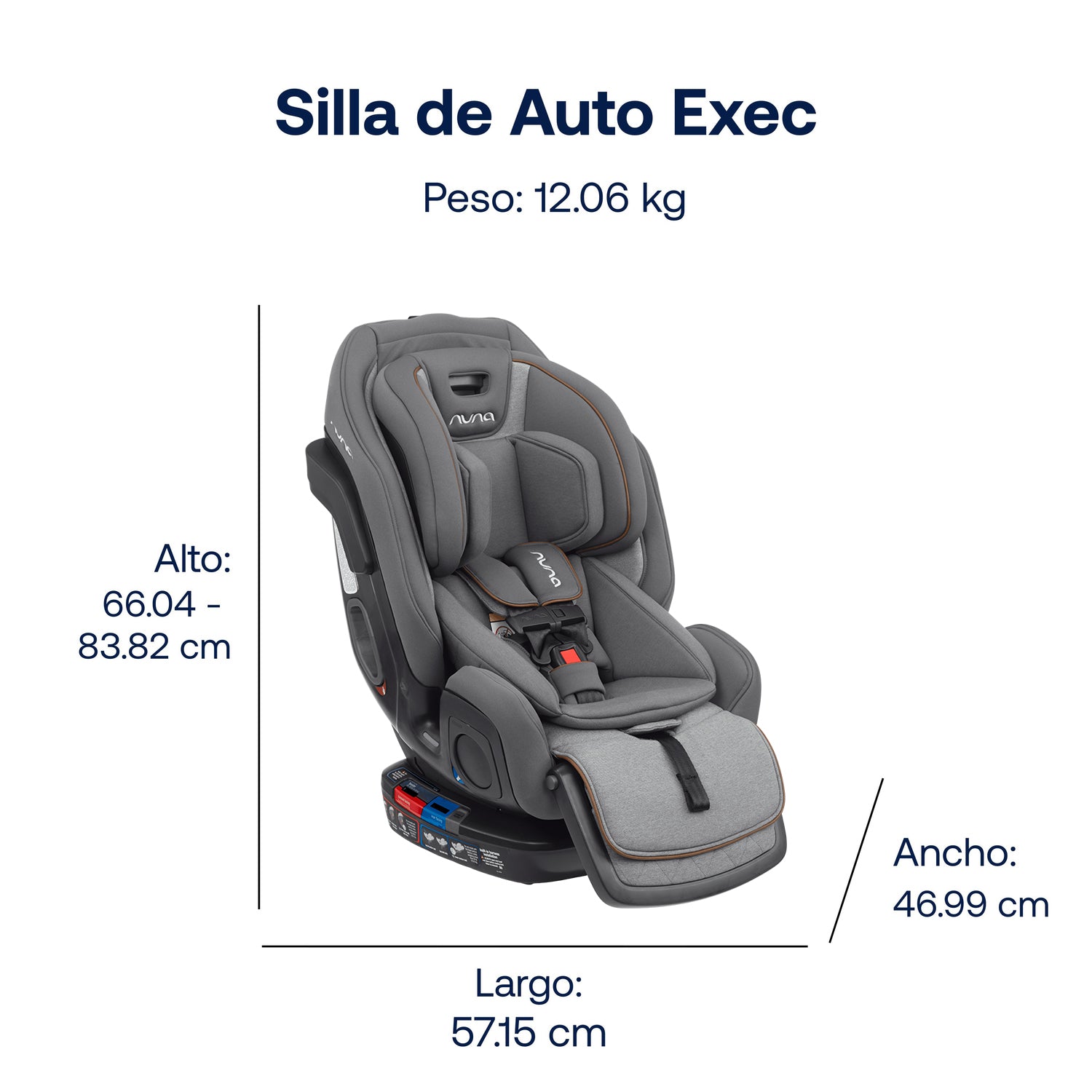 Silla de Auto Convertible Exec Granite