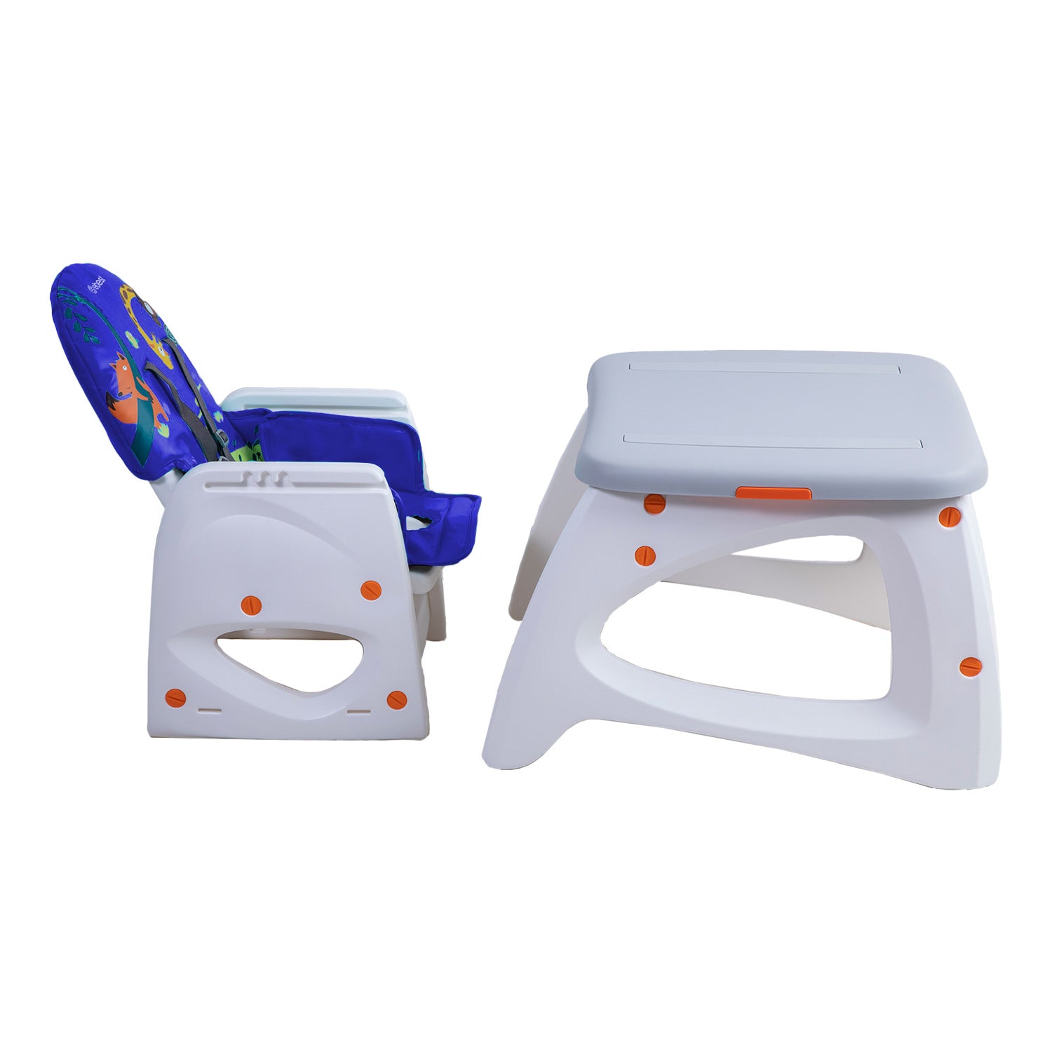 Silla de Comer Escritorio Balancin Eat&Swing Azul Bebesit