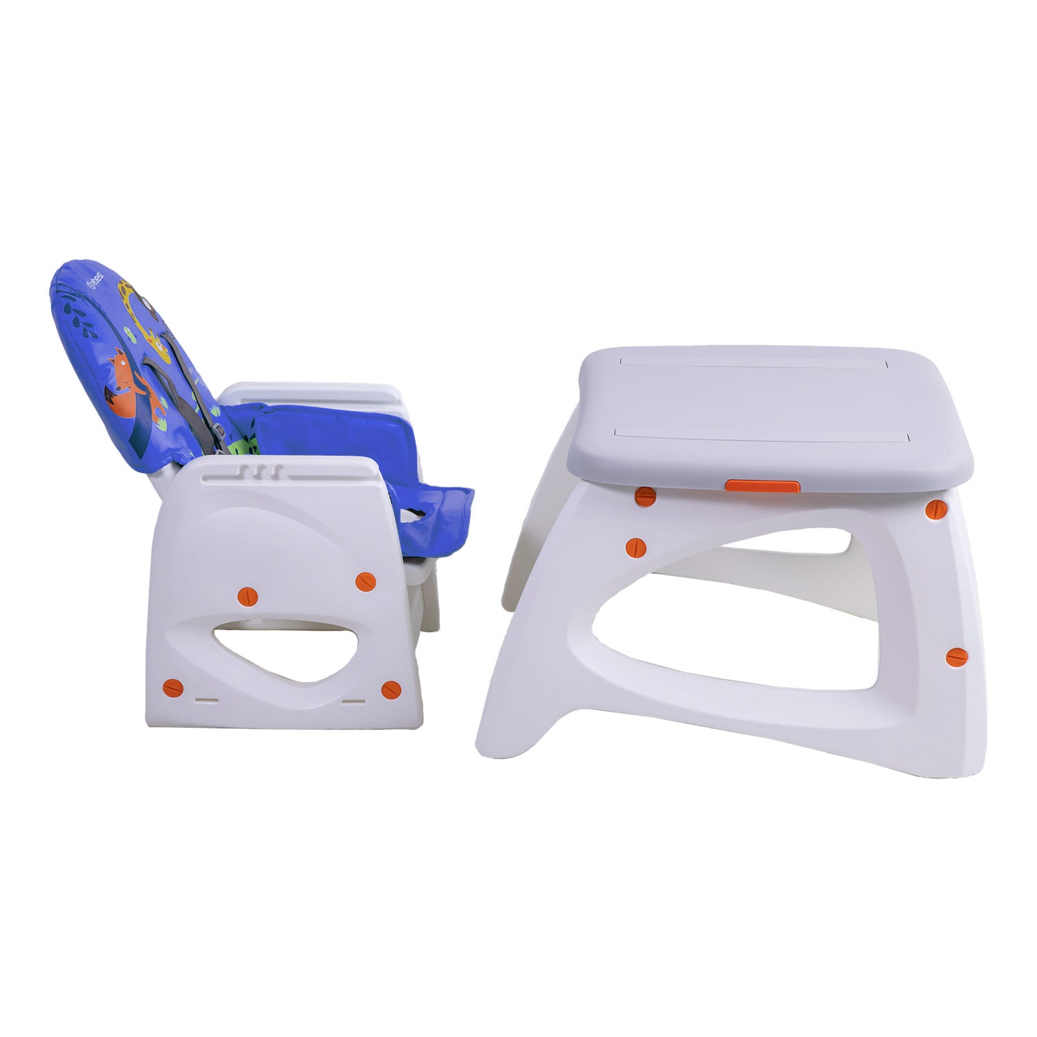 Silla de Comer Escritorio Balancin Eat&Swing Azul Bebesit