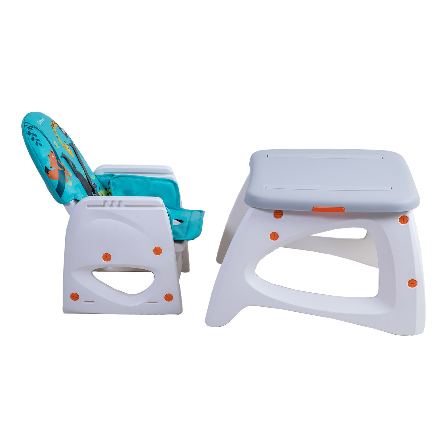 Silla de Comer Escritorio Balancin Eat&Swing Azul Bebesit