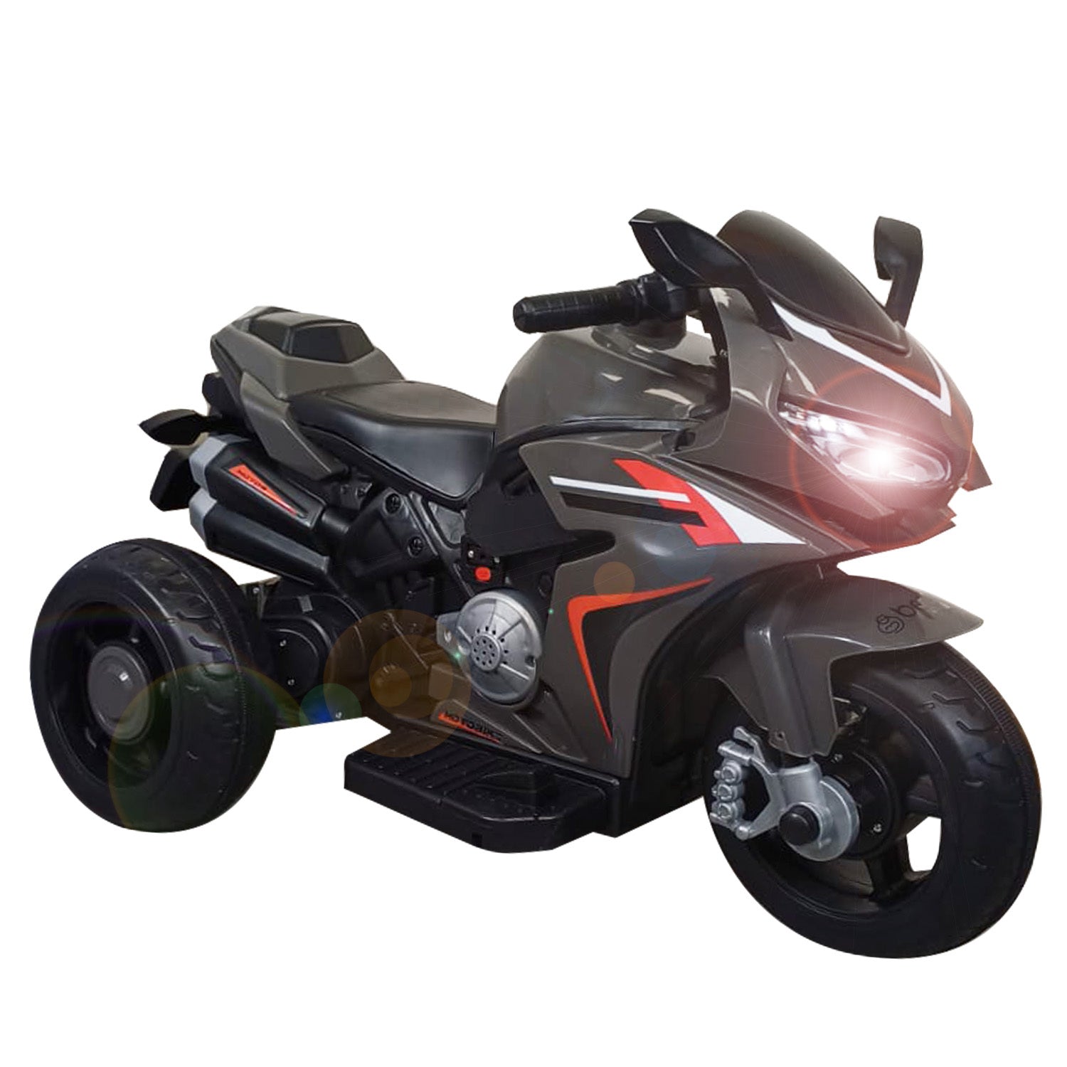 Trimoto BigTrail Niños Infantil 6V a Batería Gris