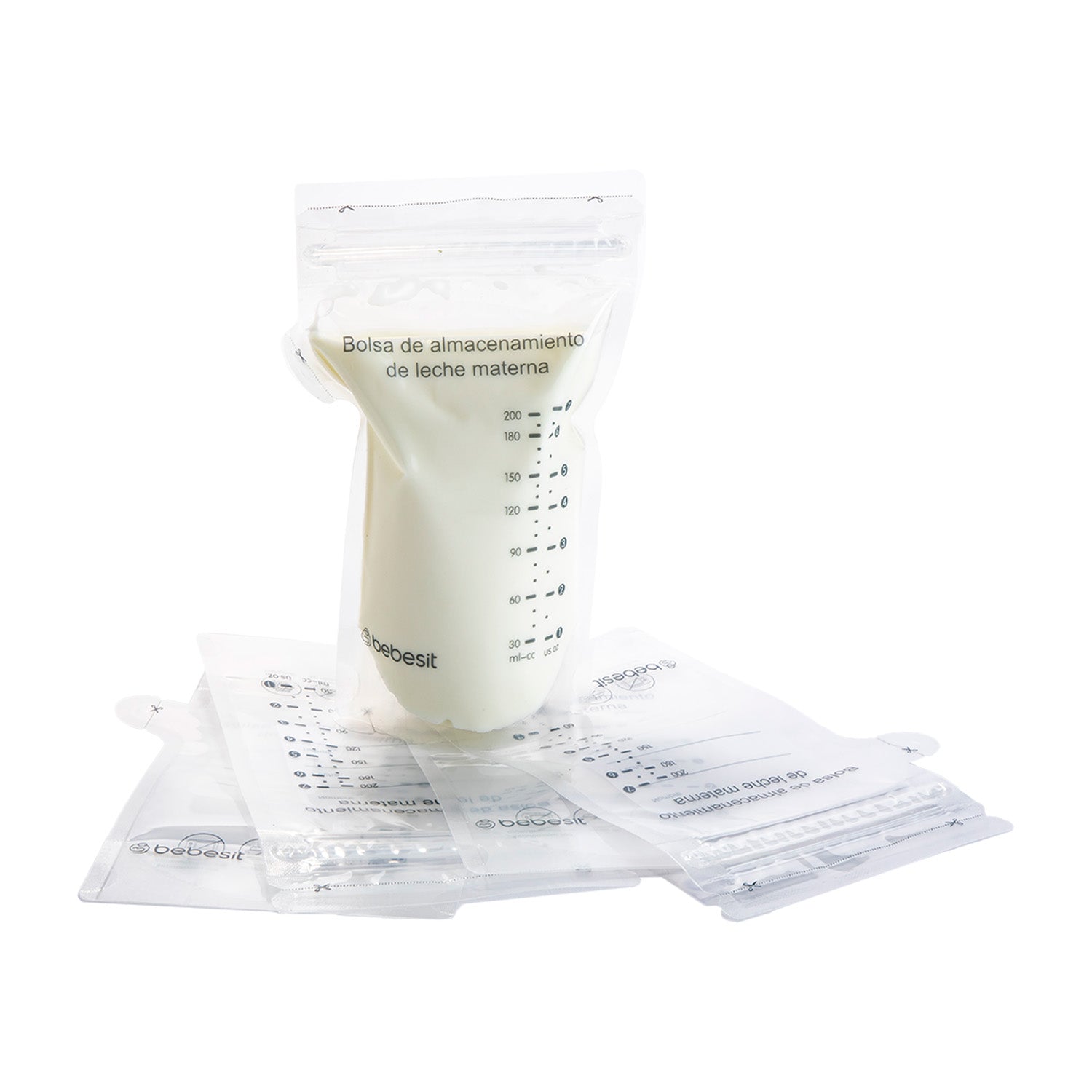 Pack 30 Bolsas Para almacenar Leche Materna 200 Ml Bebesit