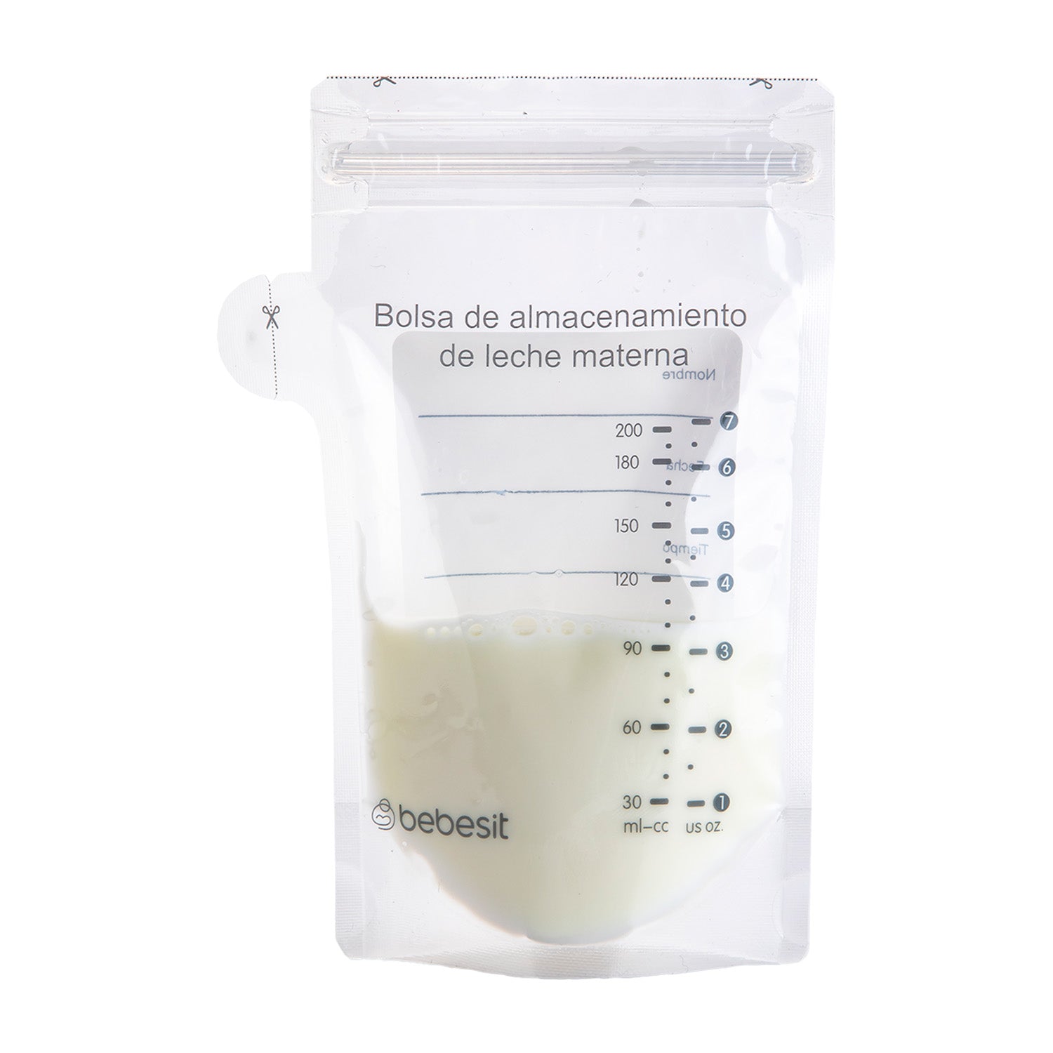 Pack 30 Bolsas Para almacenar Leche Materna 200 Ml Bebesit