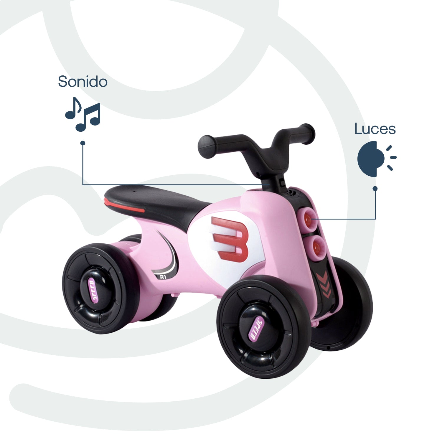 Corre Pasillo Ride Rosa Bebesit