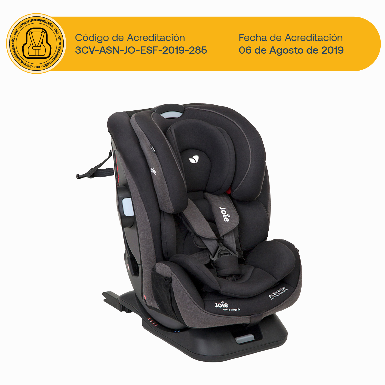 Silla de Auto Convertible Every Stage FX Coal