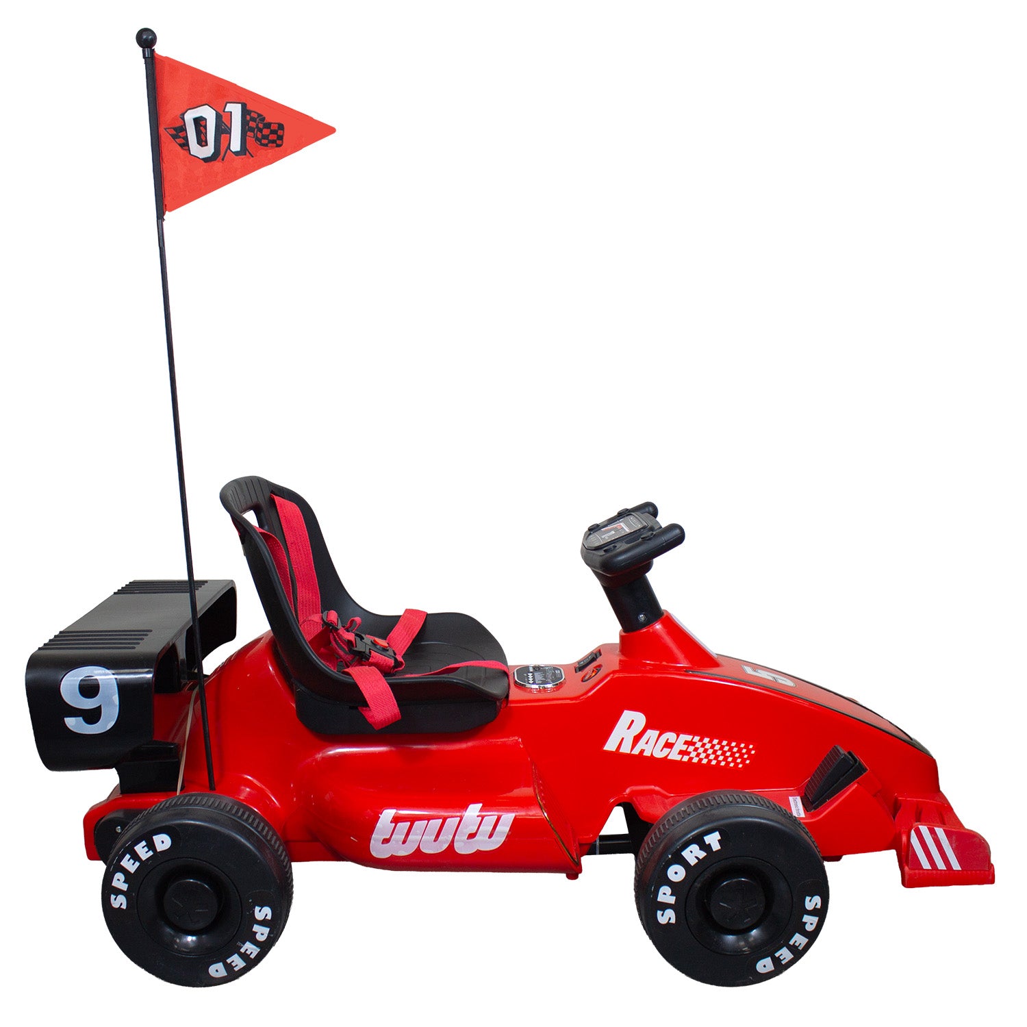 Auto Eléctrico F1 Schumi Niños Niñas Infantil Rojo
