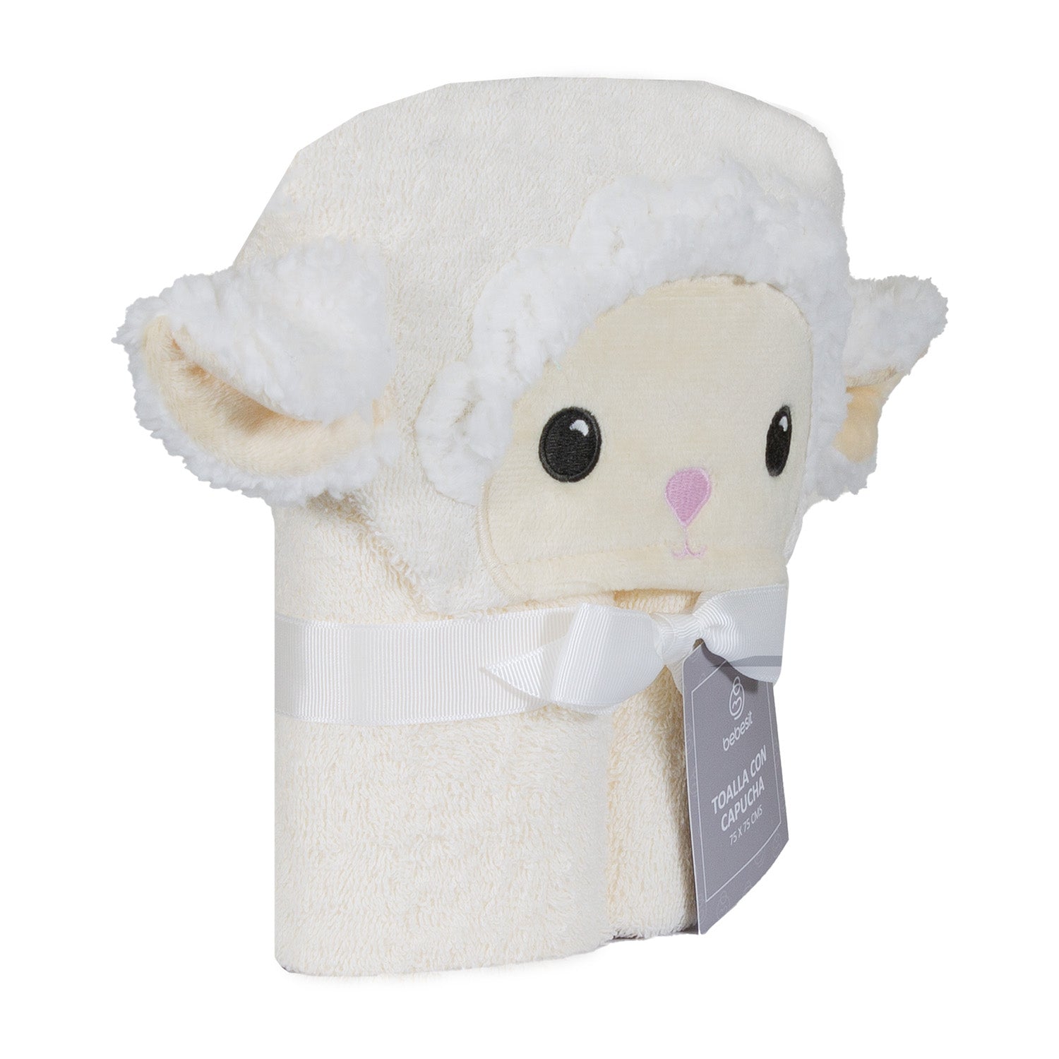 Toalla Capucha Oveja Bebesit