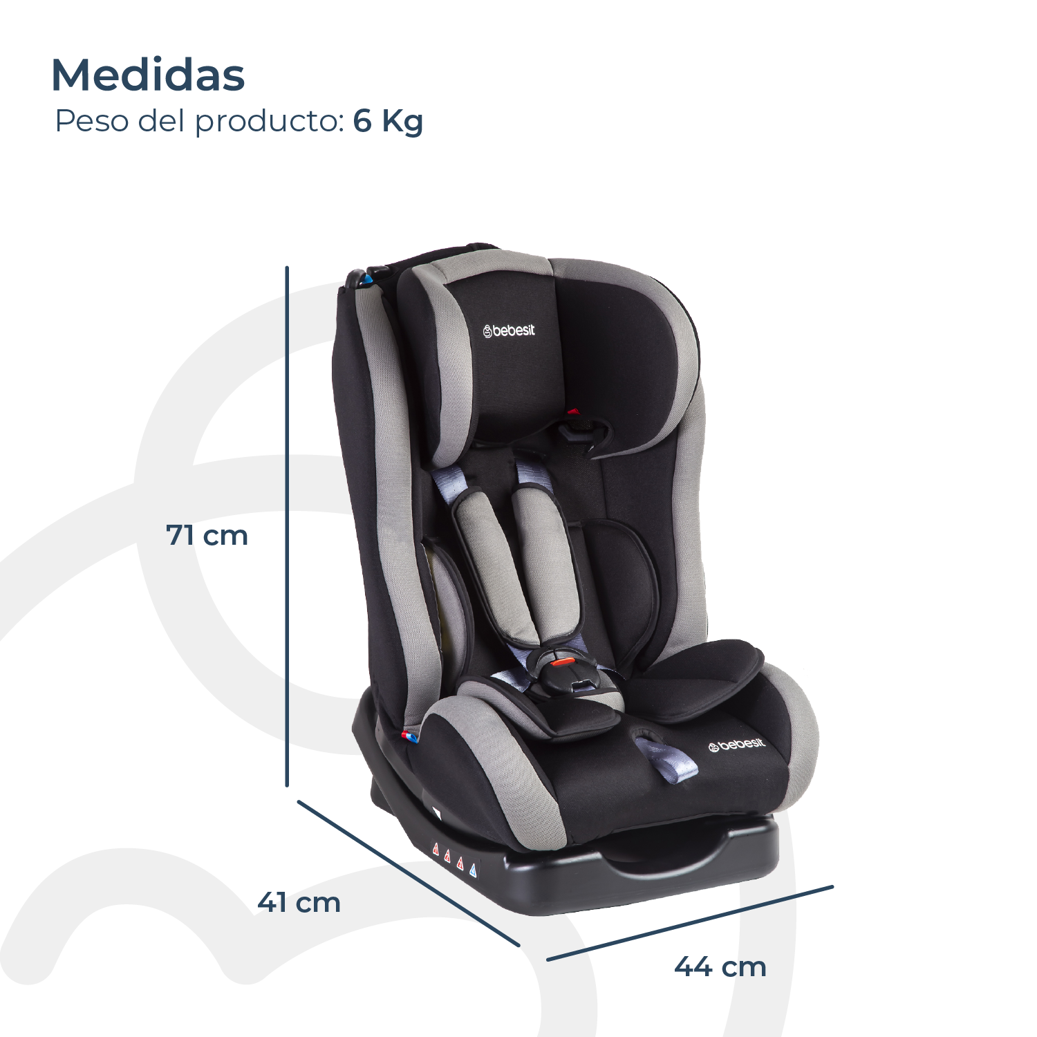 Silla de Auto Convertible Orbit Gris