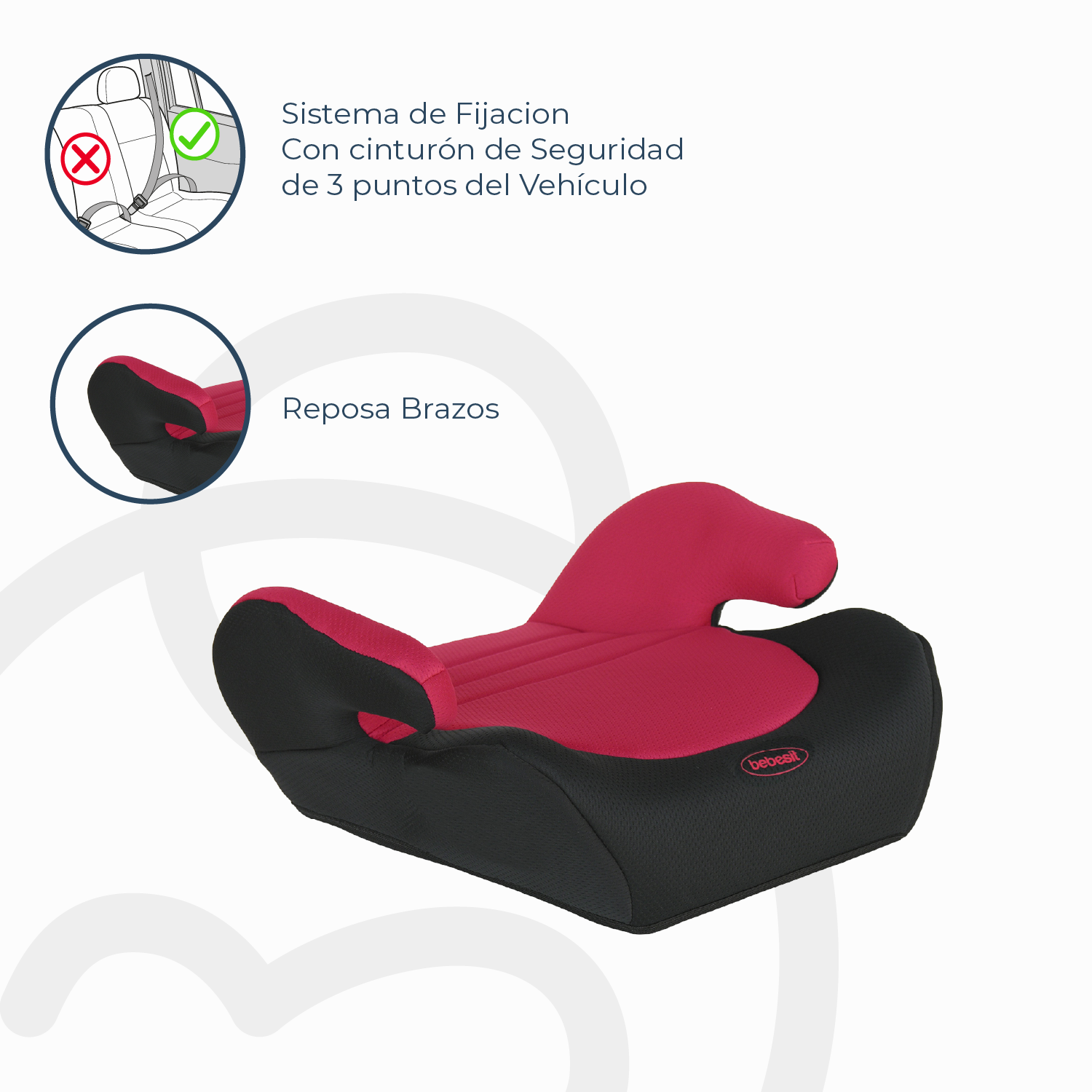 Alzador Booster Rojo Bebesit