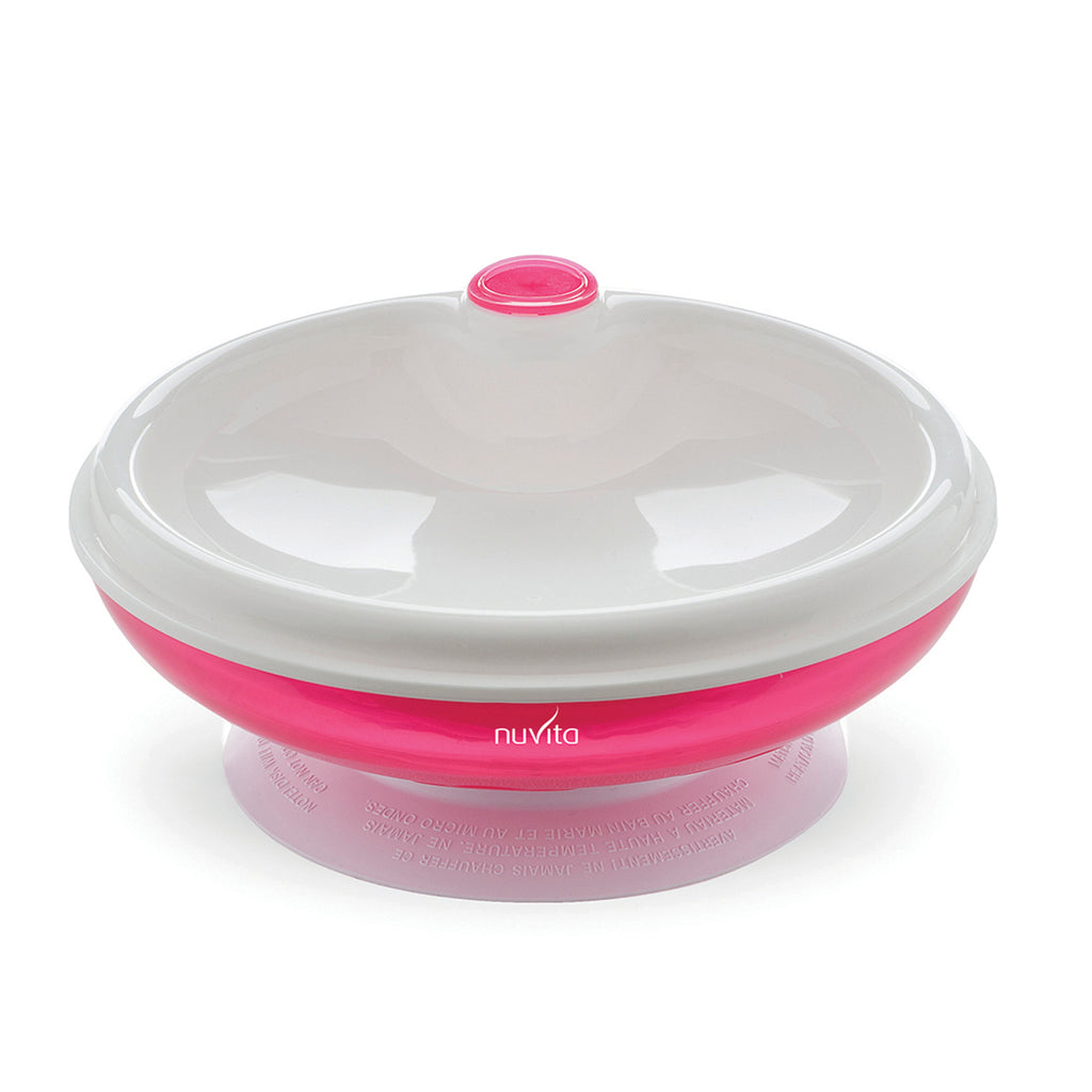 Plato Térmico Para Microondas Rosado