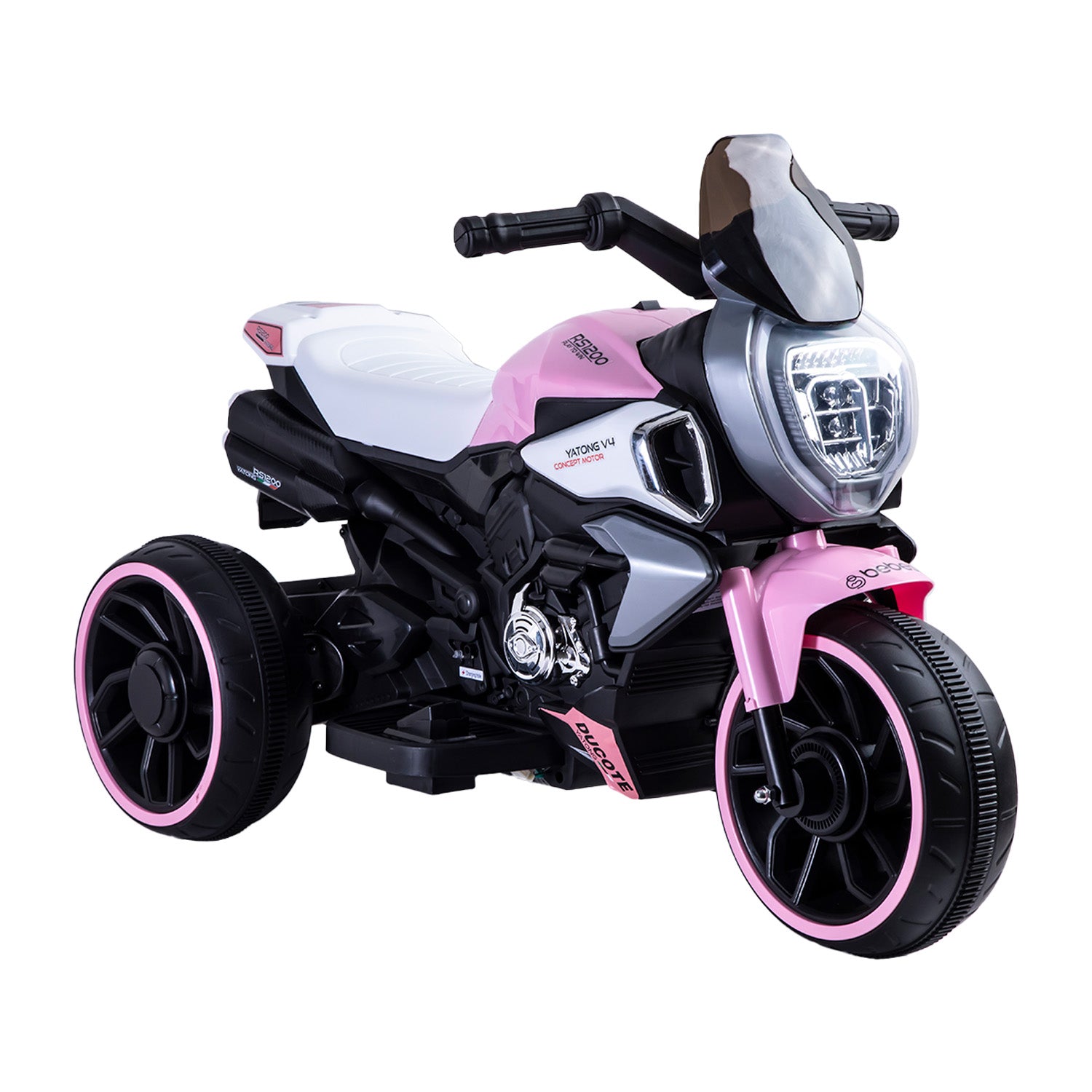 Moto 3 Ruedas Trimoto Bolt Rosa Bebesit