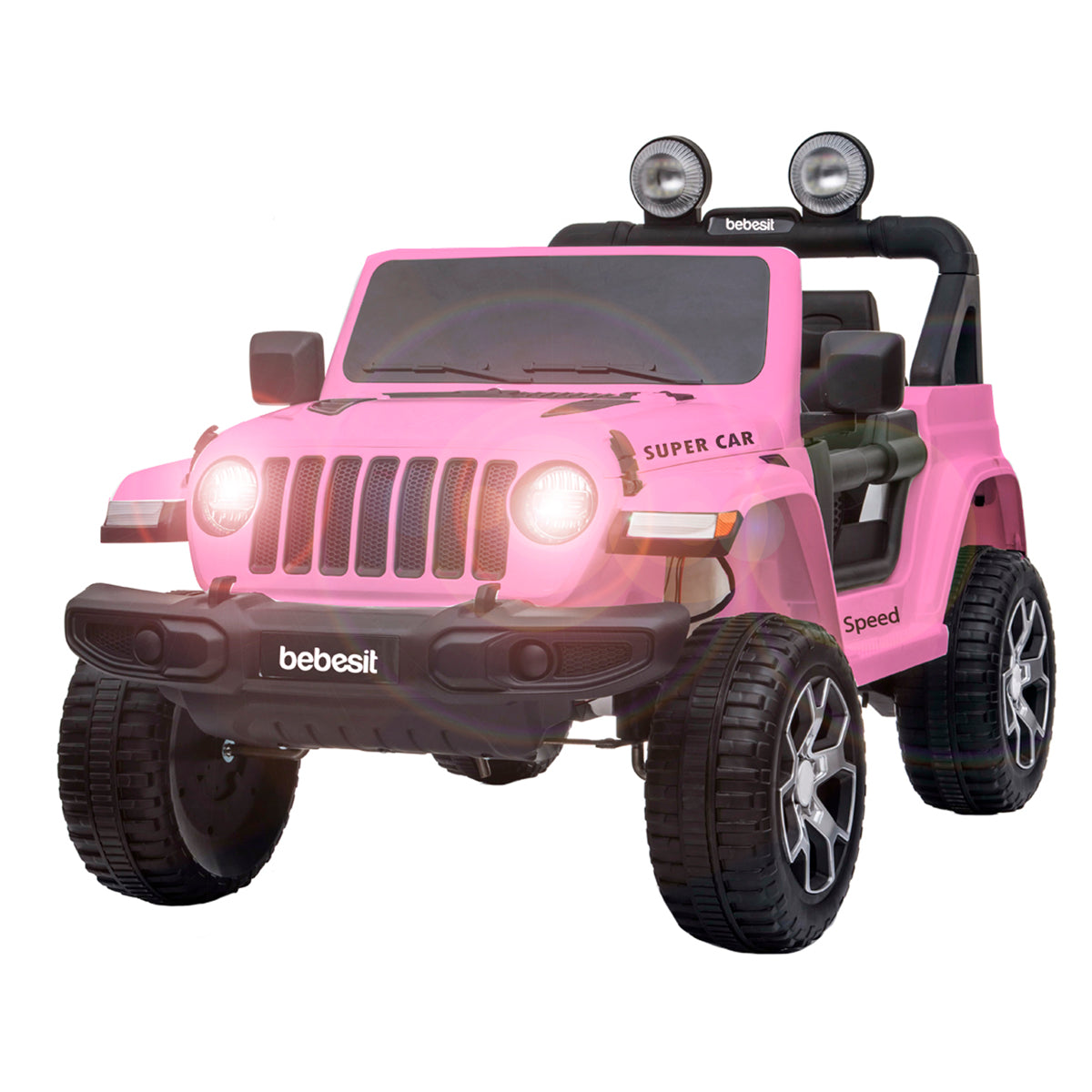 Camioneta Eléctrica Renegade Rosa Bebesit