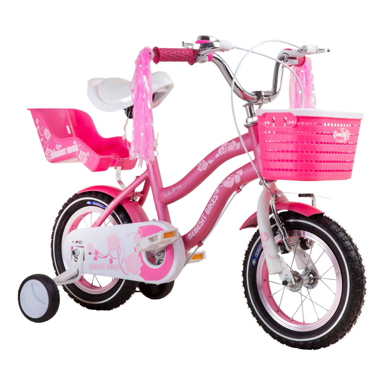 Bicicleta Infantil Queen Aro 12 Rosada