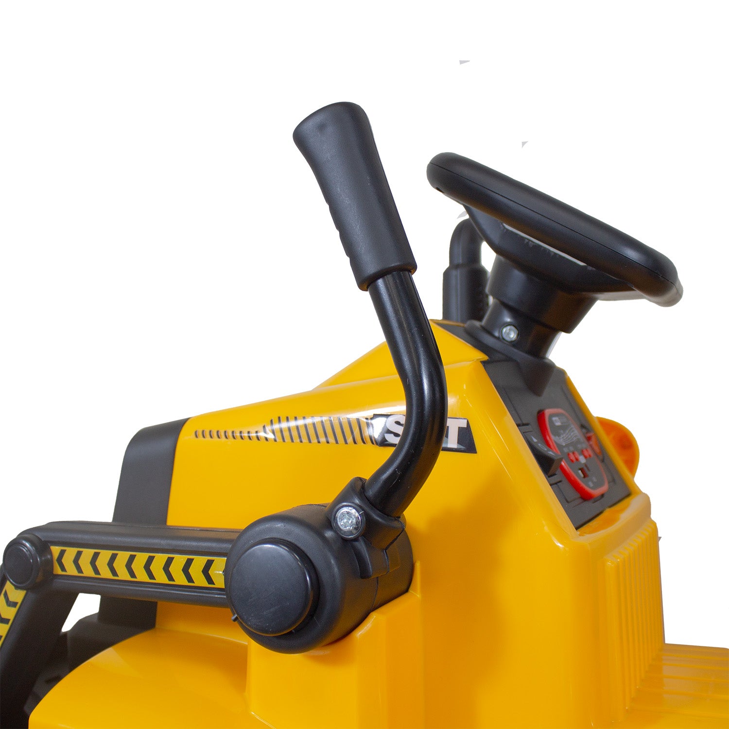 Camión Elétrico Excavadora Loader Infantil Amarillo