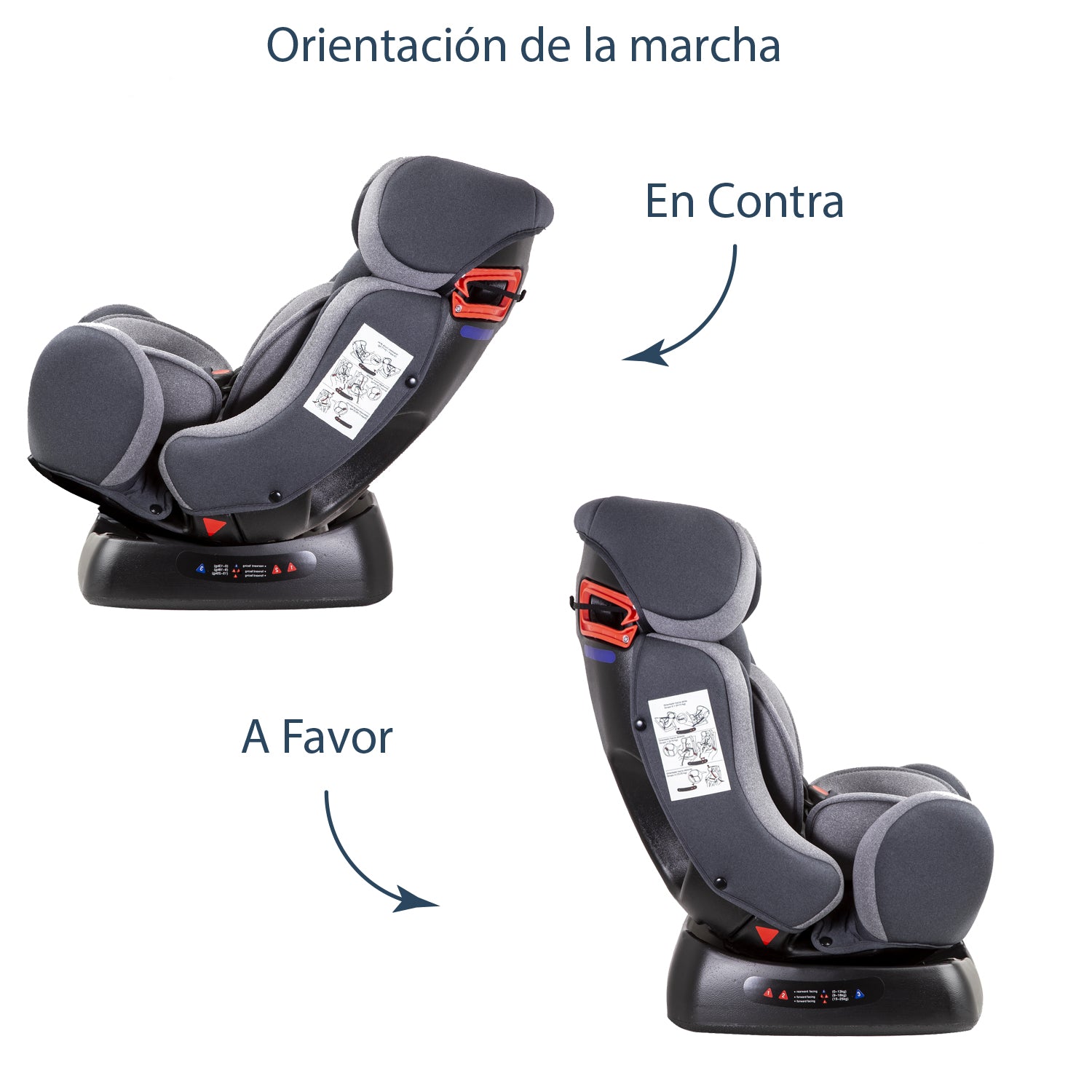 Silla de Auto Convertible Orbit LX Gris