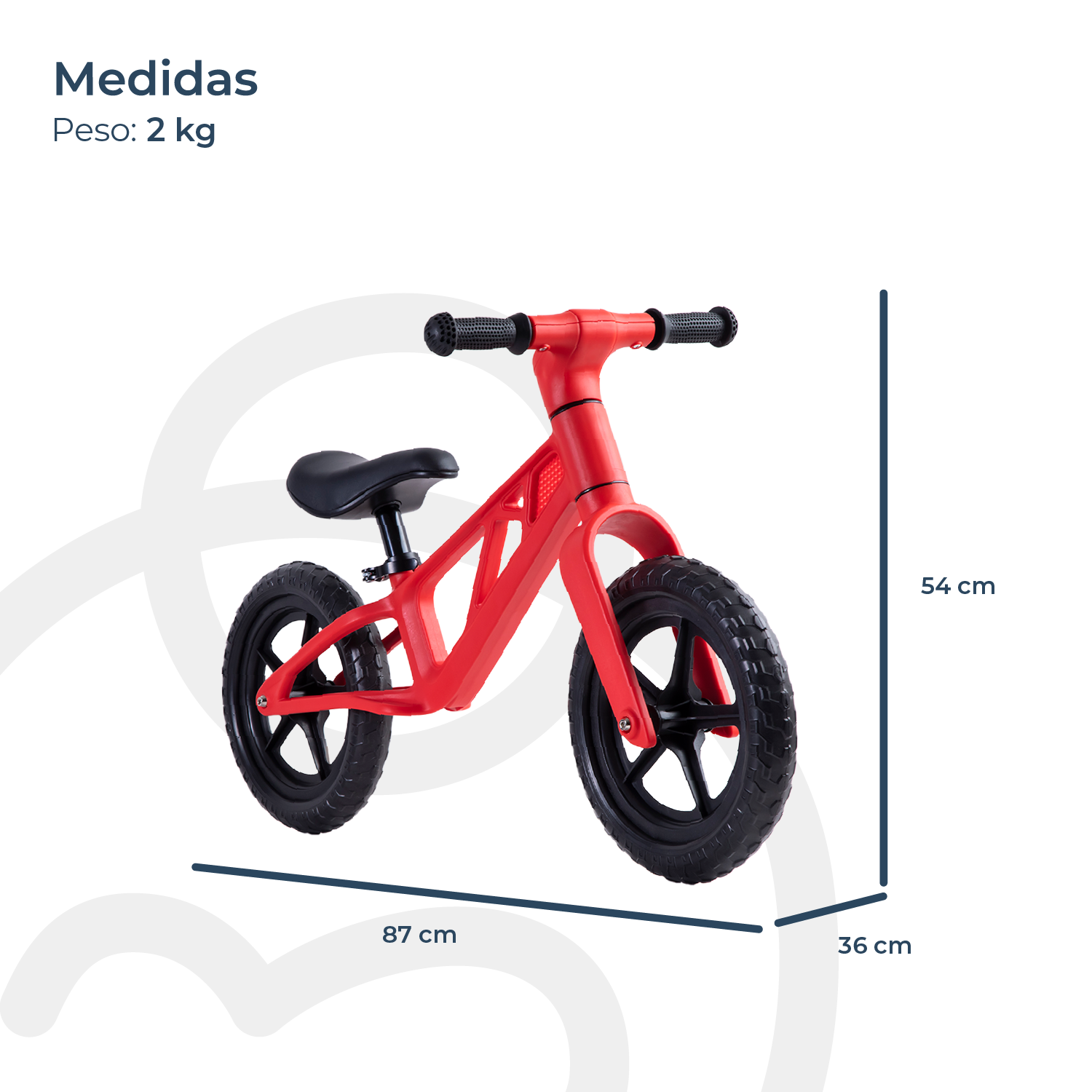 Bicicleta de Aprendizaje Go Roja Bebesit