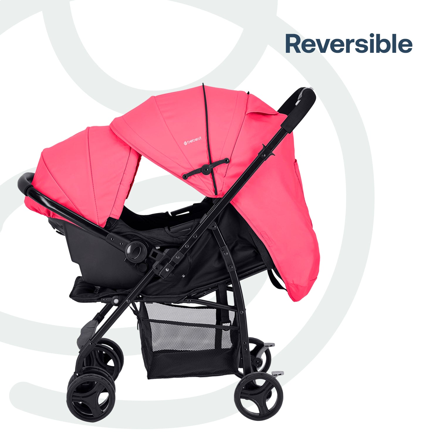 Coche Travel System Go Lite Rosado