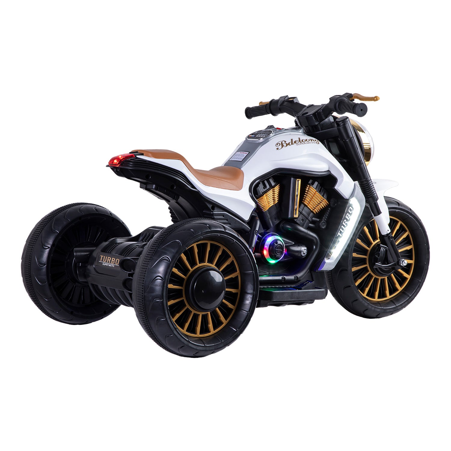 Moto 3 Ruedas a Batería Eléctrica SX Blanca