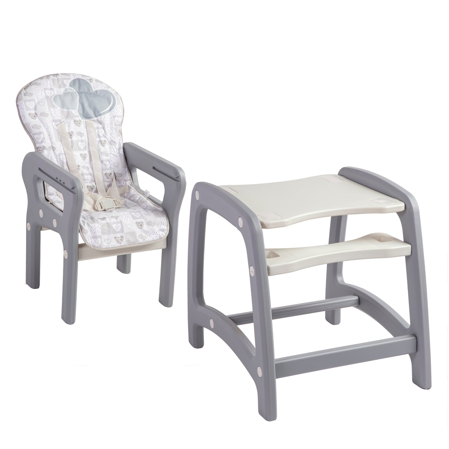 Silla de Comer Kinder 2 Gris