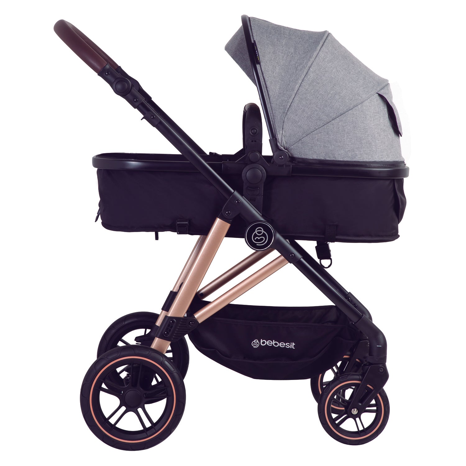 Coche Cuna travel system Neo Gris