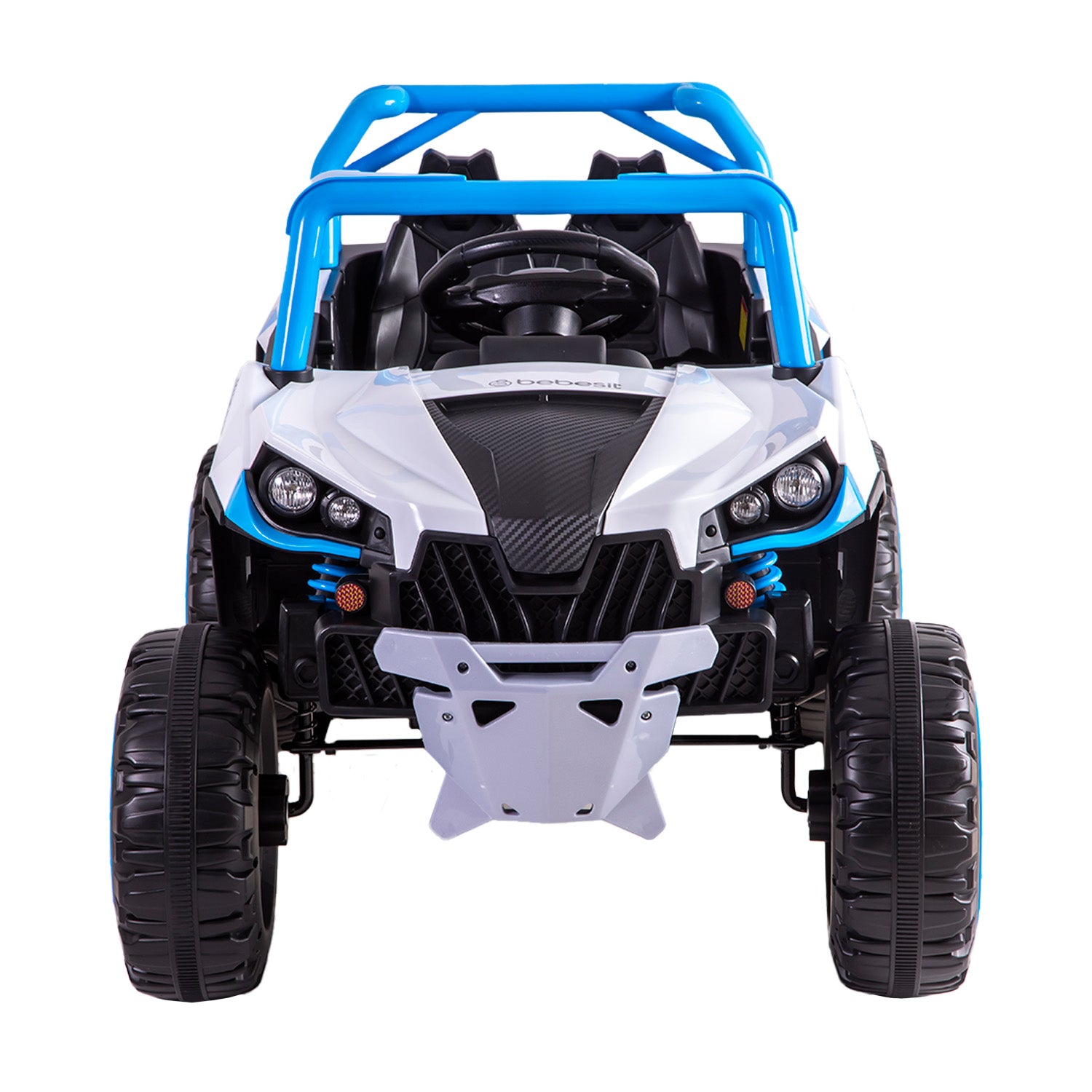 Camioneta Eléctrica todo terrenocon con control remoto Explorer Azul Bebesit