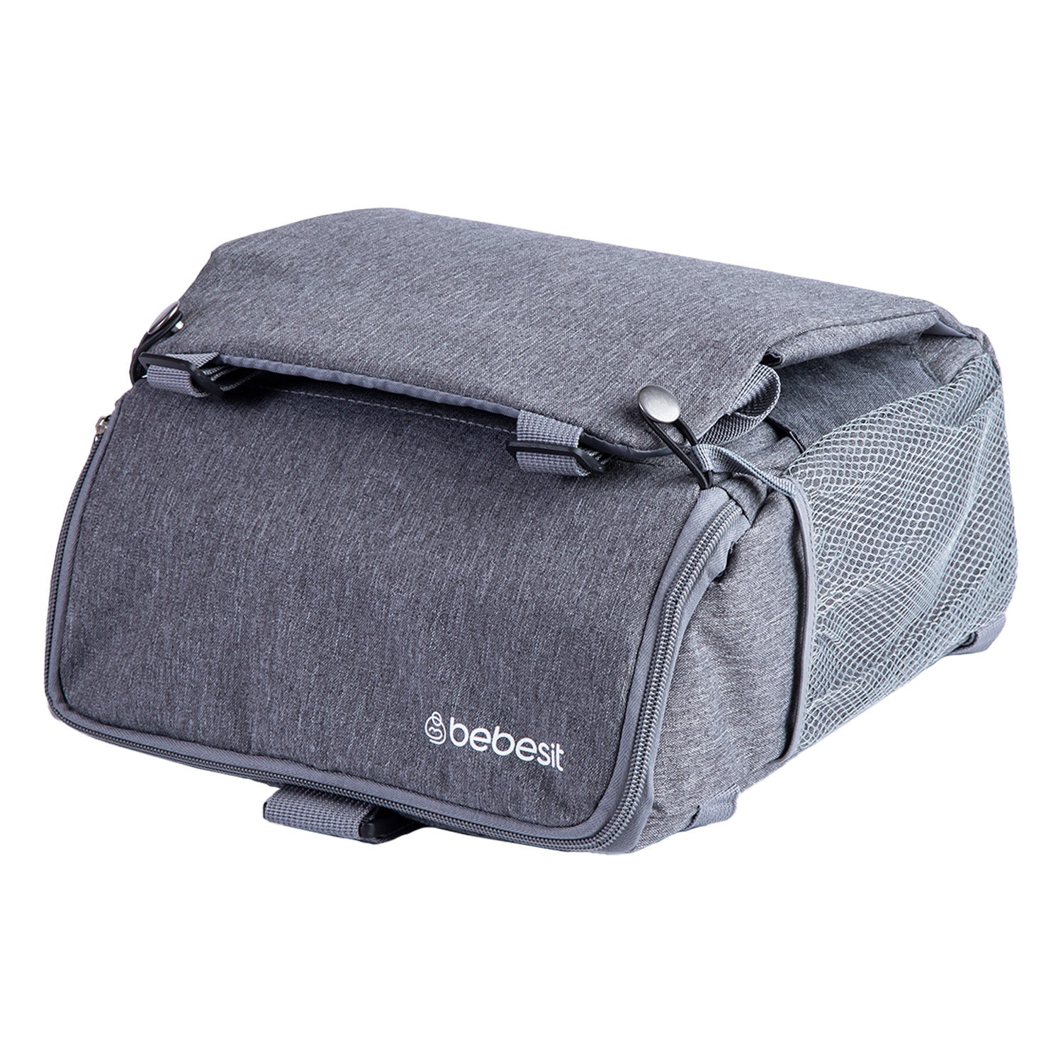 Mochila Silla de Comer Portatil Camping Gris Bebesit