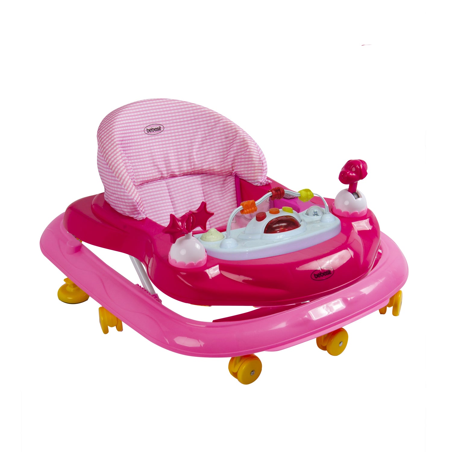 Andador Musical Airbus Rosa