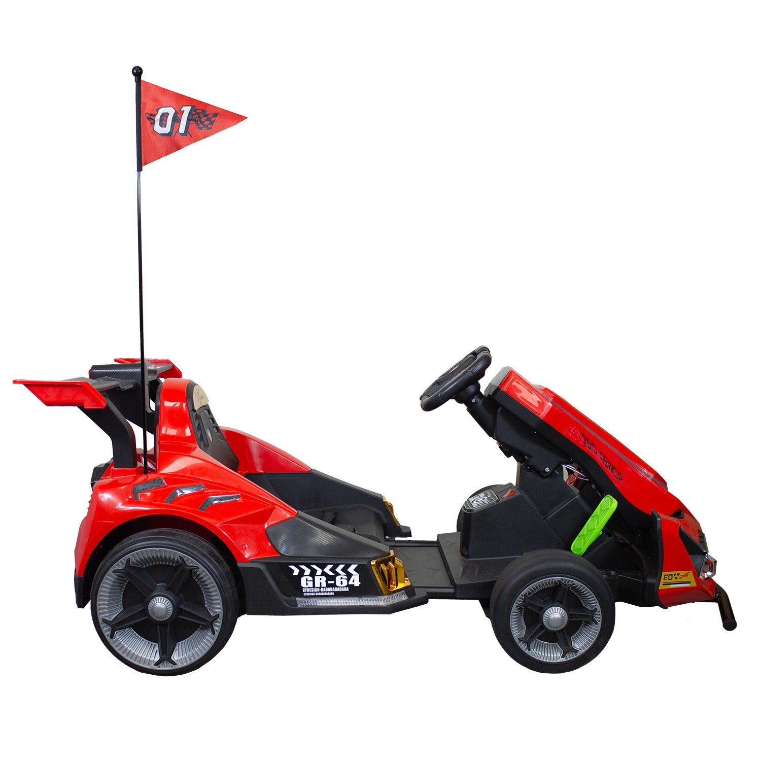 Auto Eléctrico F1 Drift Full Performance Niño Niña Rojo