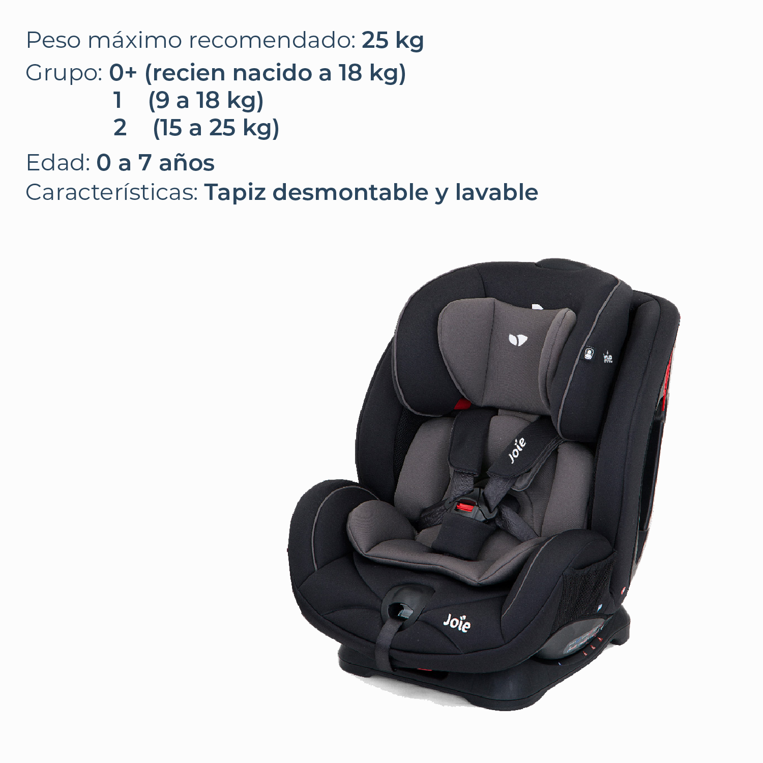 Silla de Auto Convertible Stages Coal