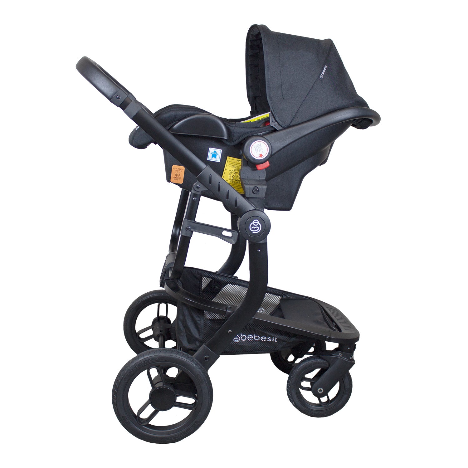 Coche Cuna travel system Taurus Negro