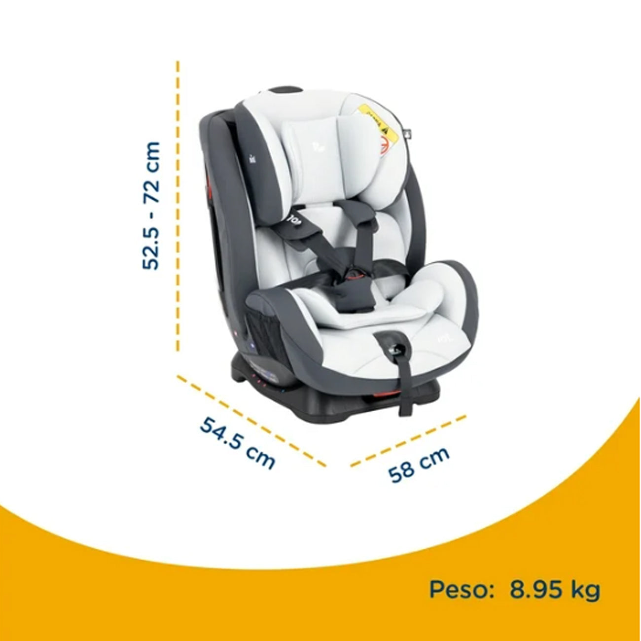 Silla de Auto Convertible Stages Black & White Joie