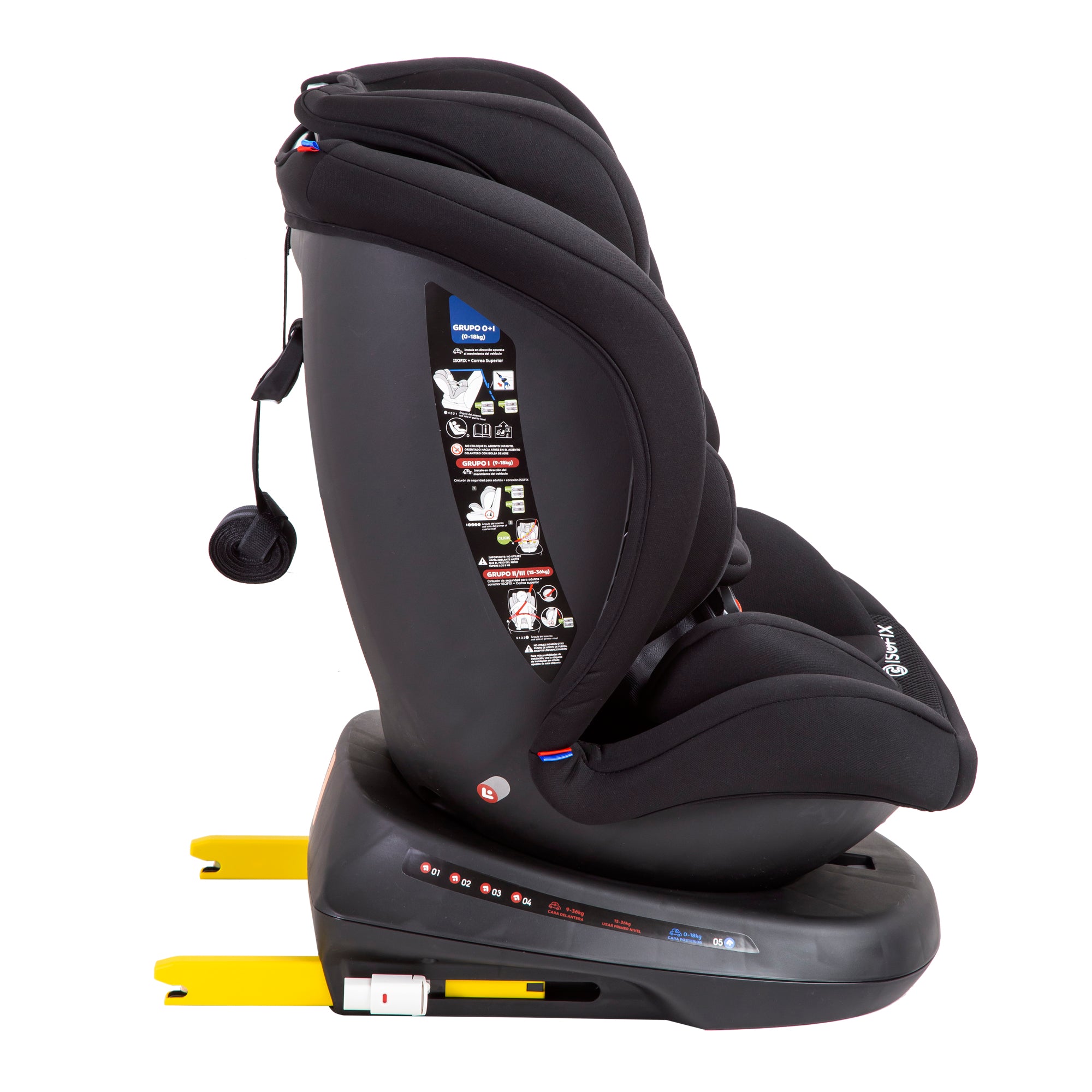 Silla de Auto Convertible Supra 360° Negra