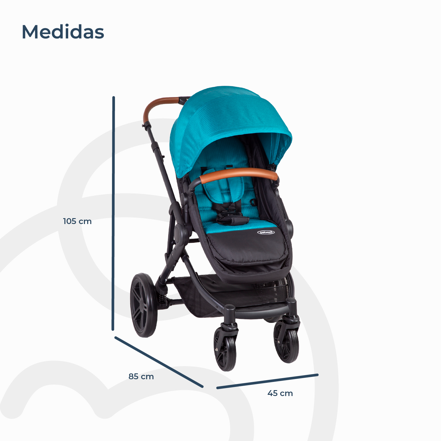 Coche Cuna travel system Aspen Air Nuevo Verde