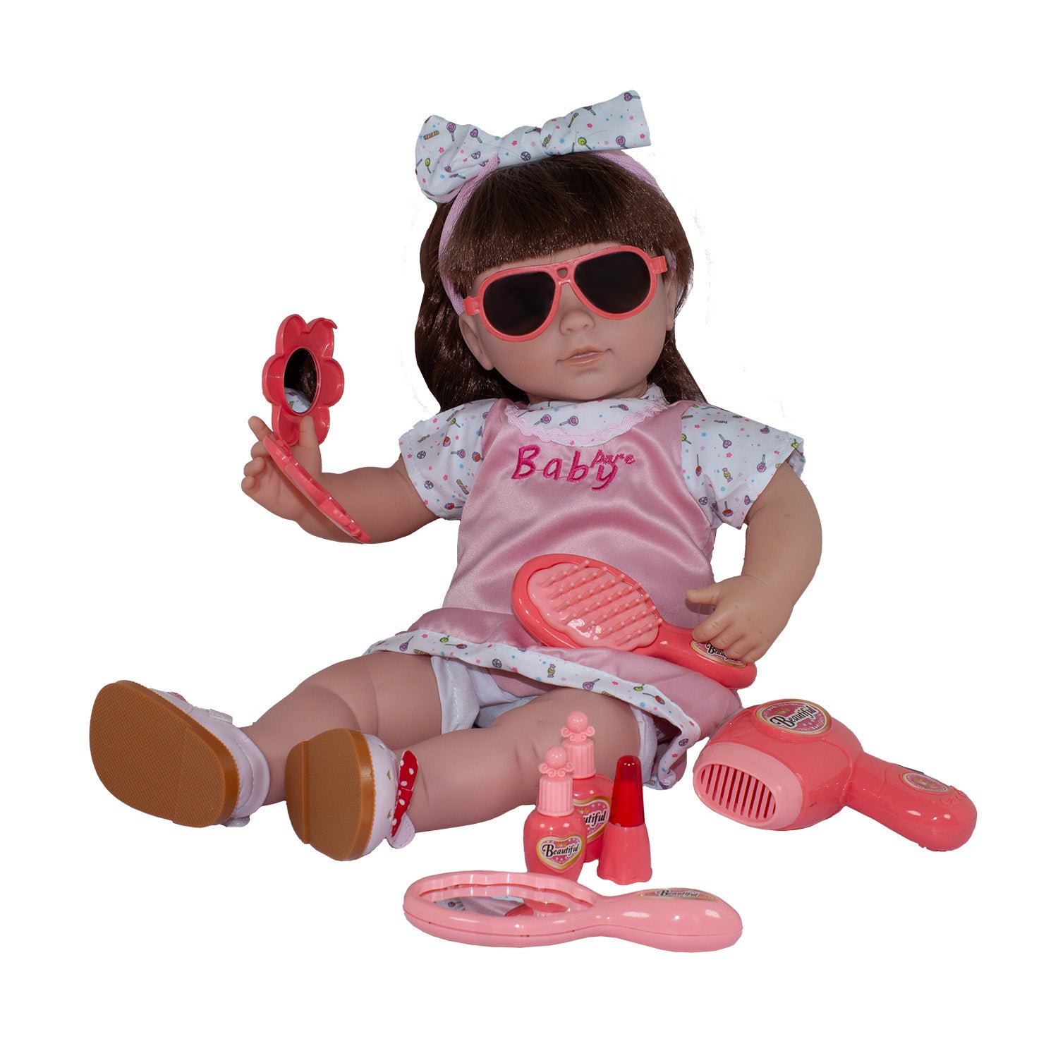 Muñeca Bebe Lily 42cm con accesorios