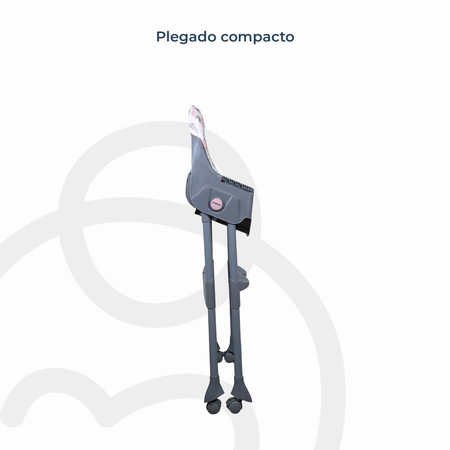 Silla de Comer Steps Rosada