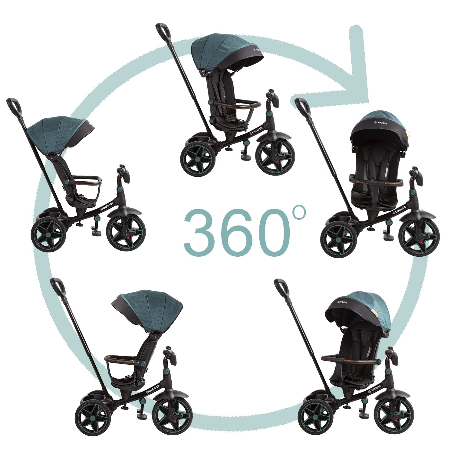 Triciclo Explorer Negro