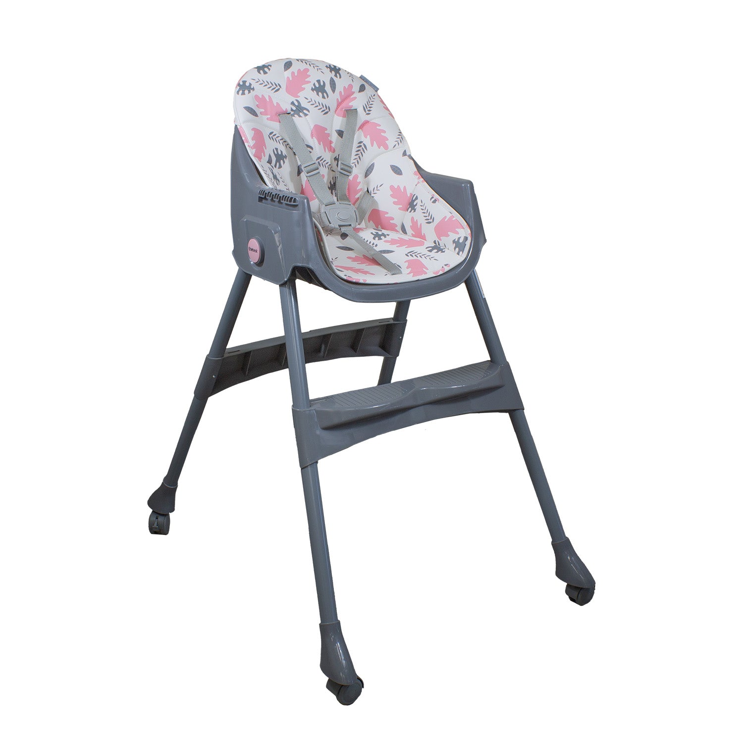 Silla de Comer Steps Rosada