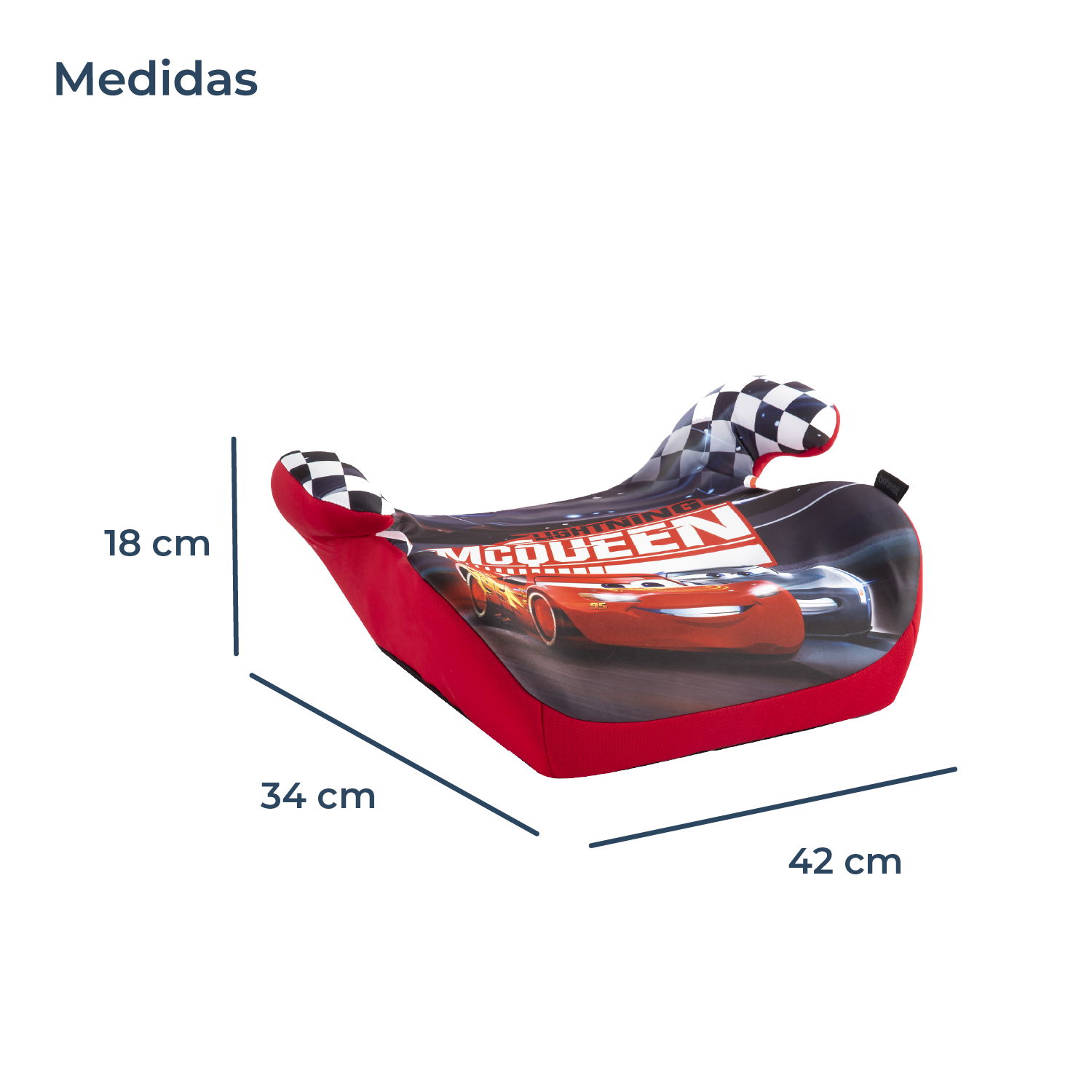 Alzador para Auto Cars Disney