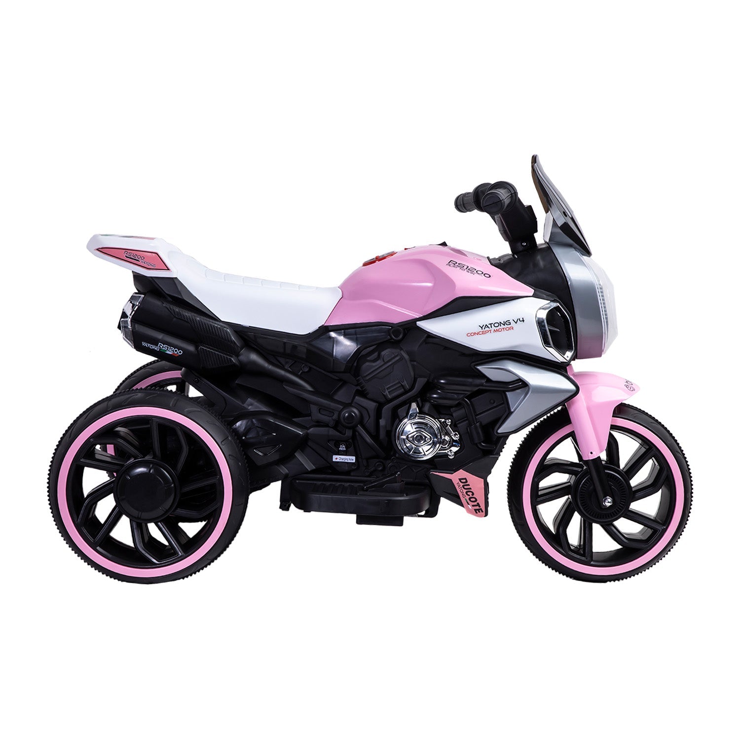 Moto 3 Ruedas Trimoto Bolt Rosa Bebesit