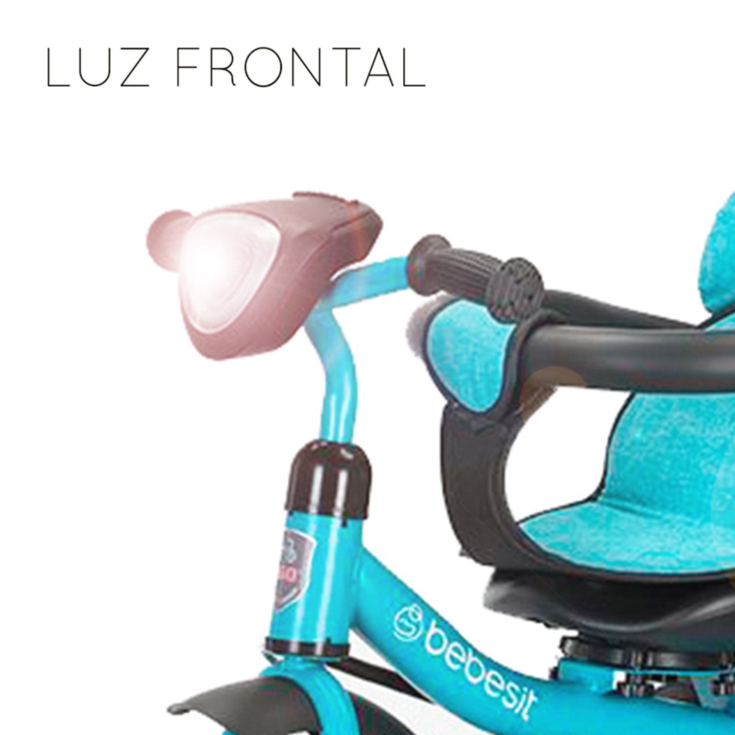 Triciclo Paseo Infantil 360 1326 LX Verde Bebesit