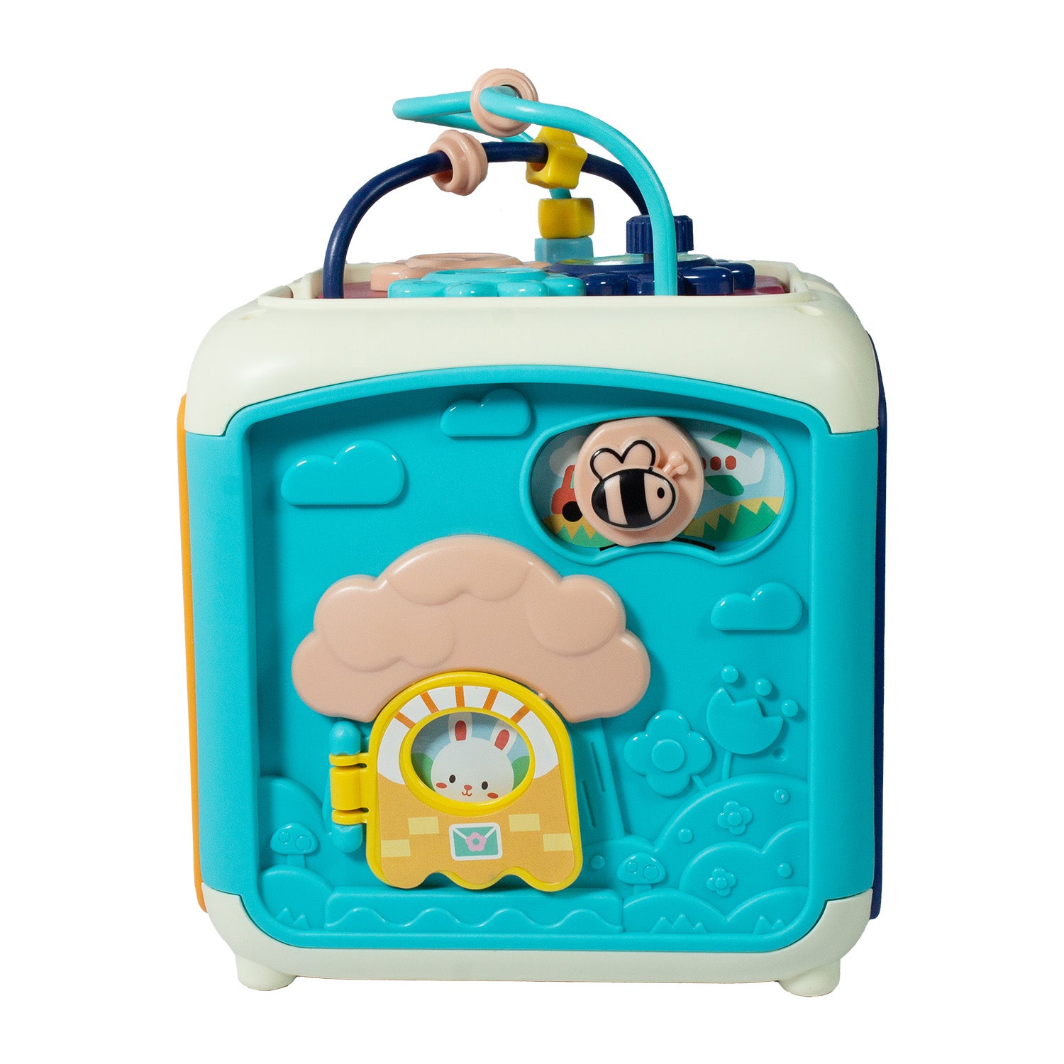 Juguete Decaedro Cubo Interactivo Montessori Aprendizaje Bebe