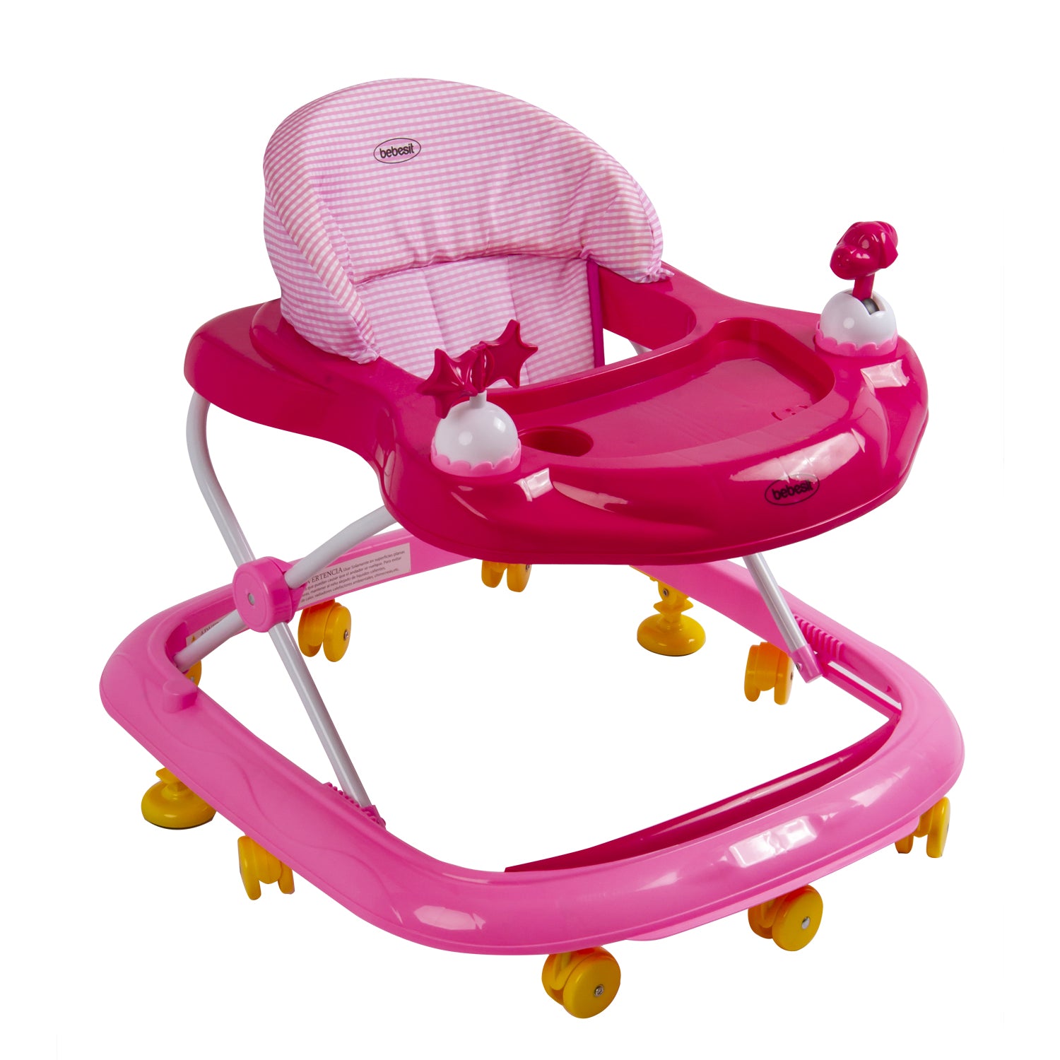 Andador Musical Airbus Rosa