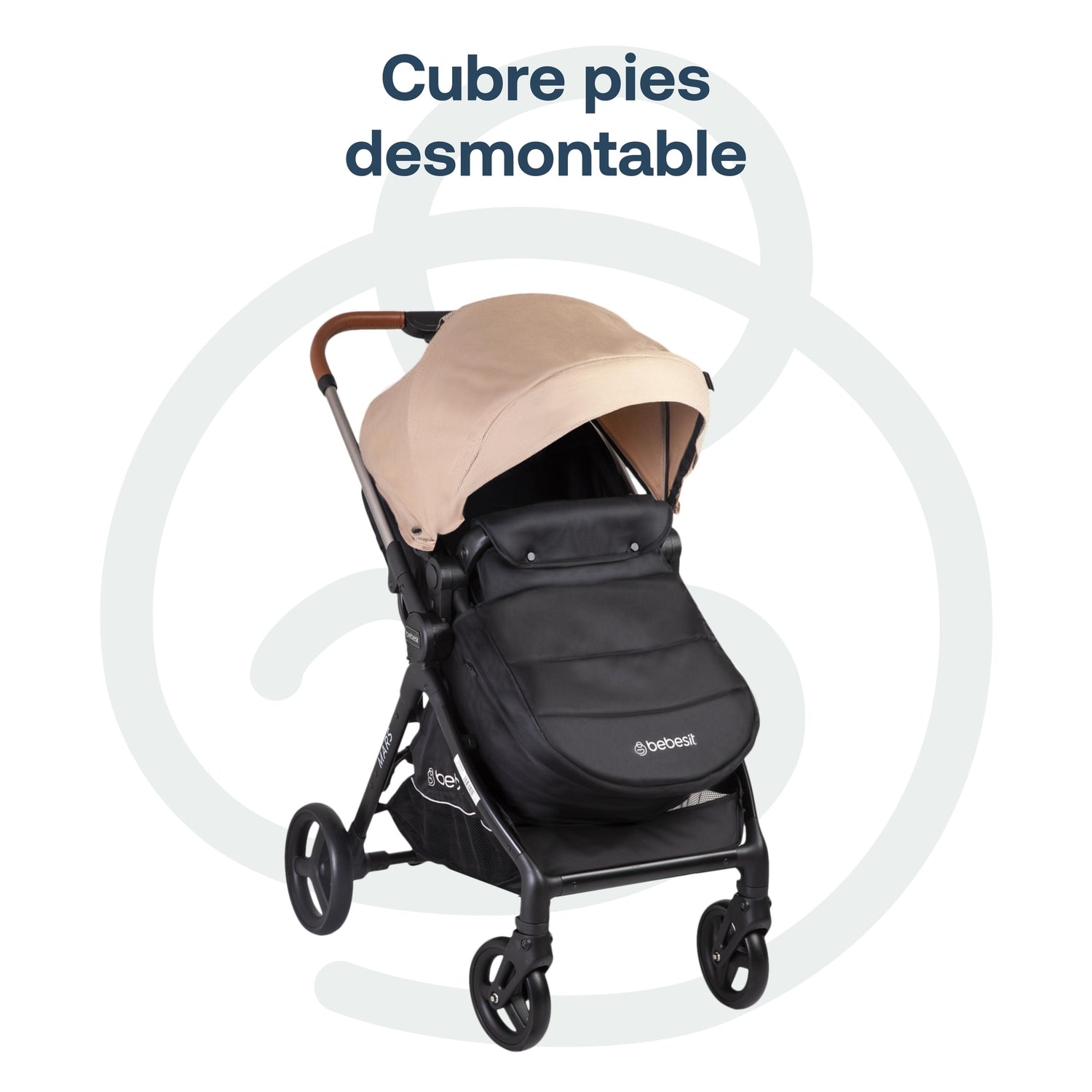 Coche Cuna travel system Mars LX Beige