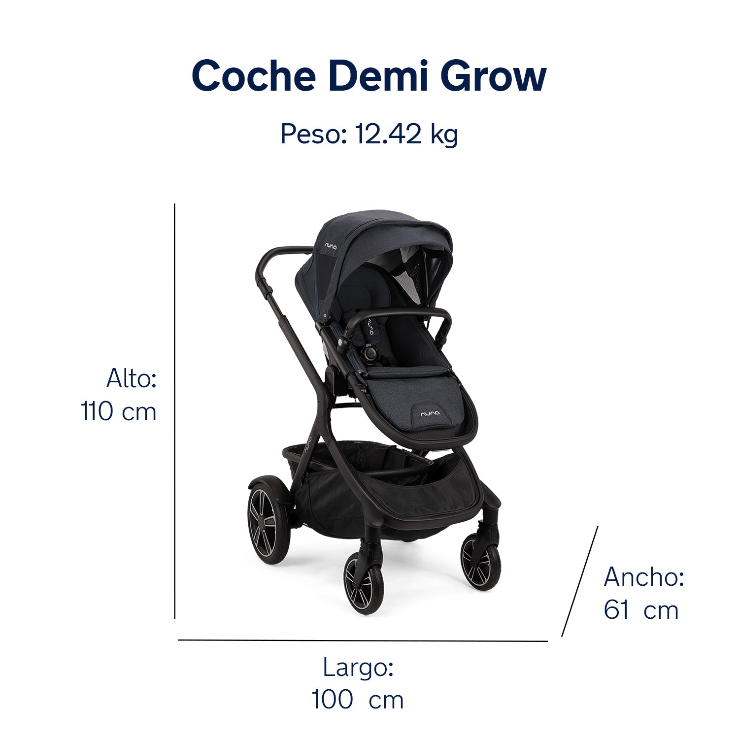 Coche de Paseo Demi Grow Ocean