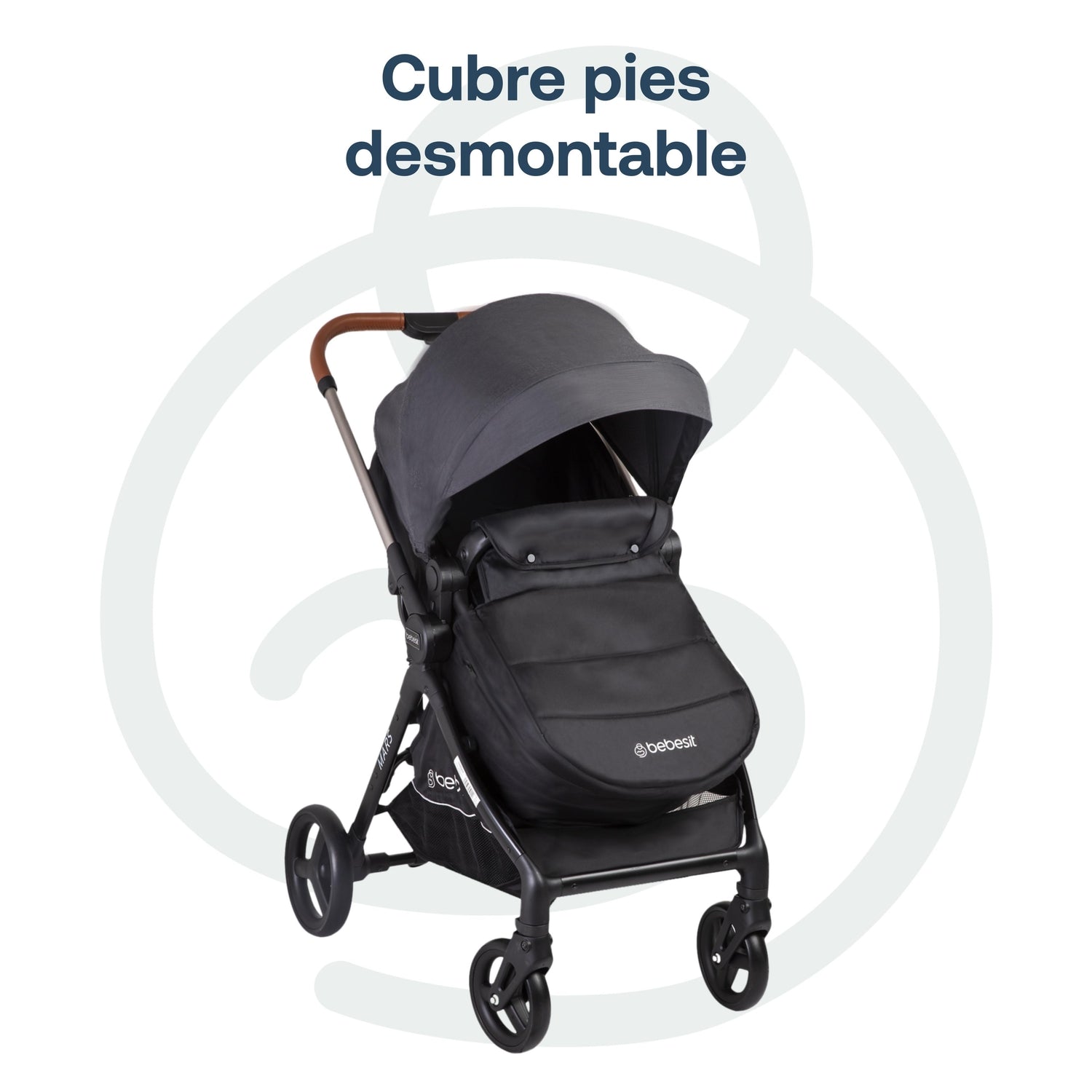 Coche Cuna travel system Mars LX Gris