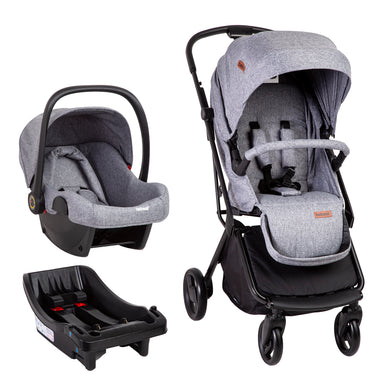 Coche Cuna travel system Swift 360 Gris